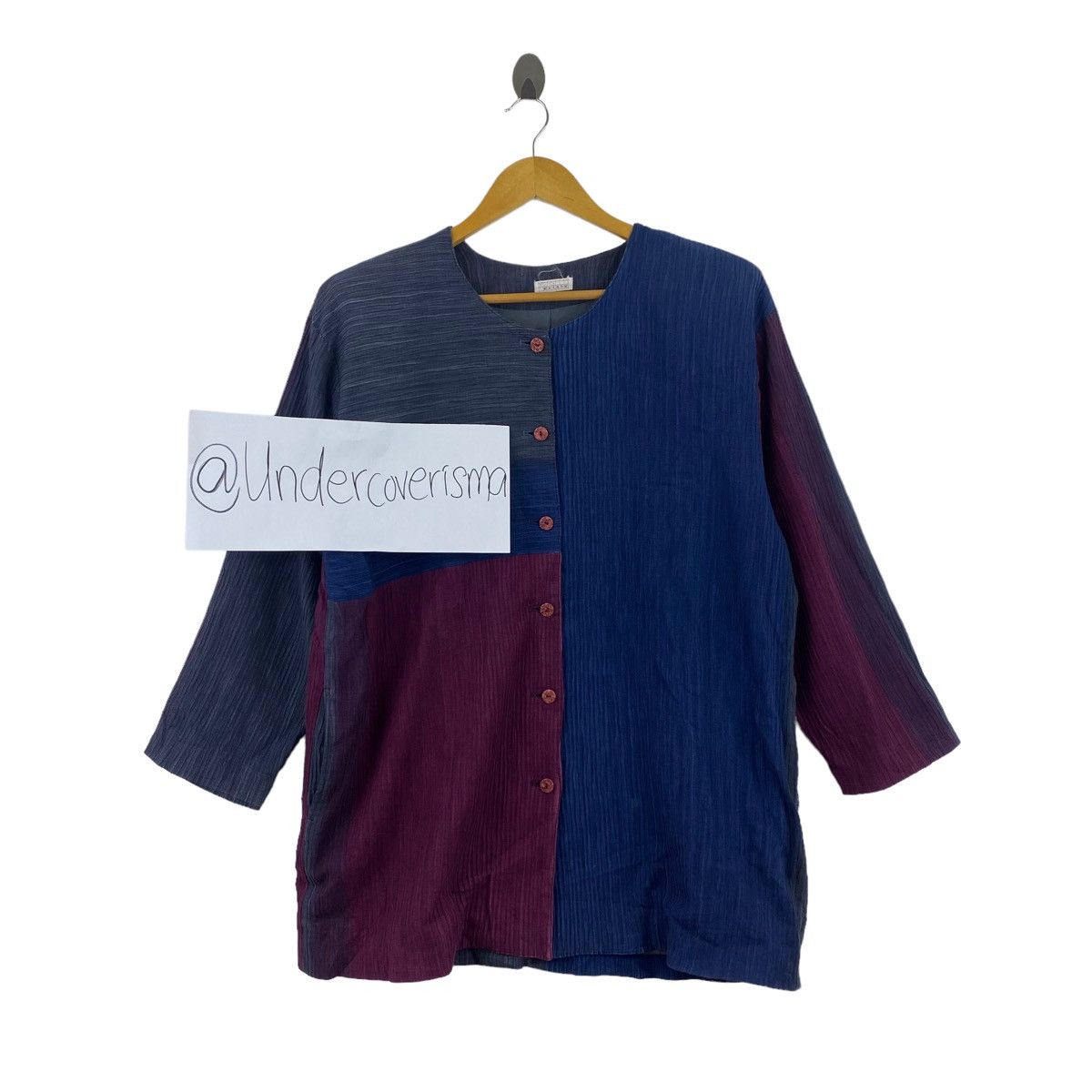 Japanese Brand JAPANESE BRAND Patchwork Multi Color Button Up Shirt Size US L / EU 52-54 / 3 - 1 Thumbnail