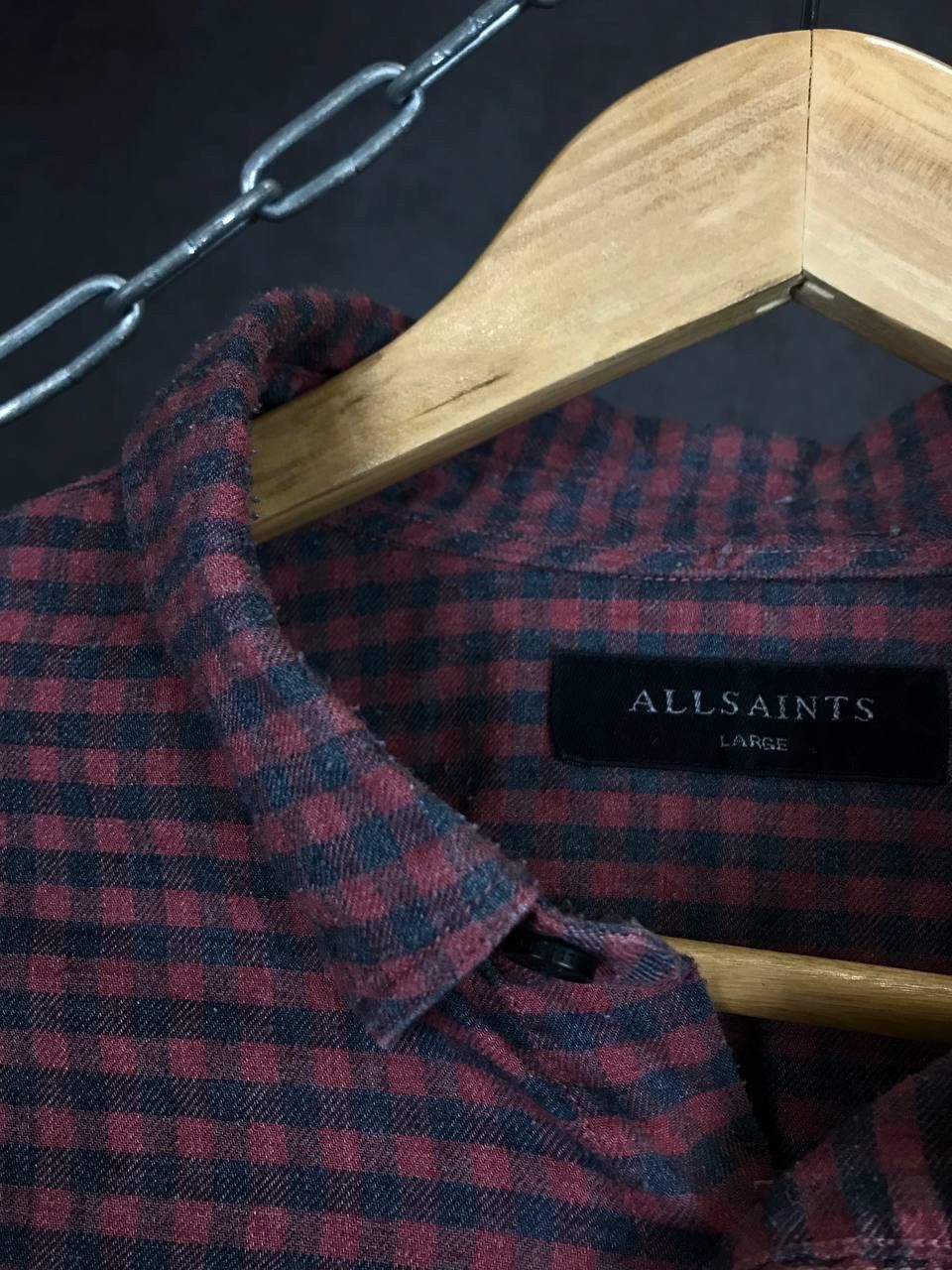 Allsaints Allsaints luxury streetwear shirt Size US L / EU 52-54 / 3 - 4 Thumbnail