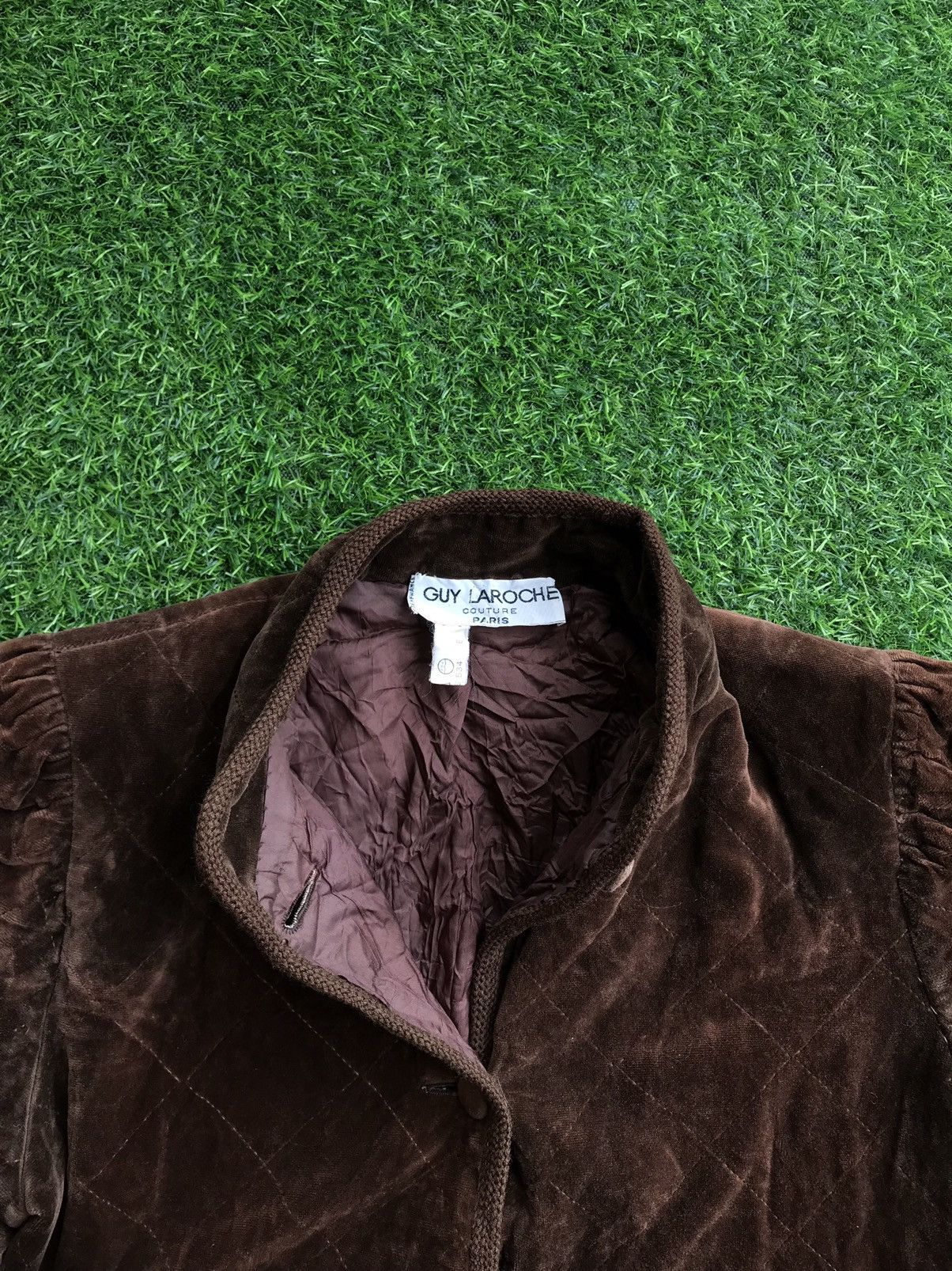Guy Laroche Vintage Guy Laroche Couture Paris Long Jacket Size US M / EU 48-50 / 2 - 4 Thumbnail
