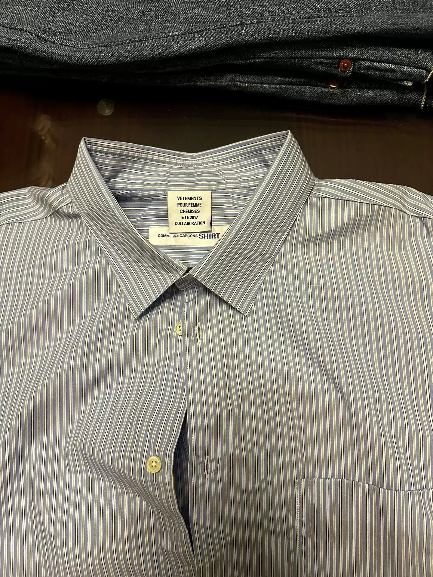 Vetements VTM x CDG Diagonal Unregular T-shirt