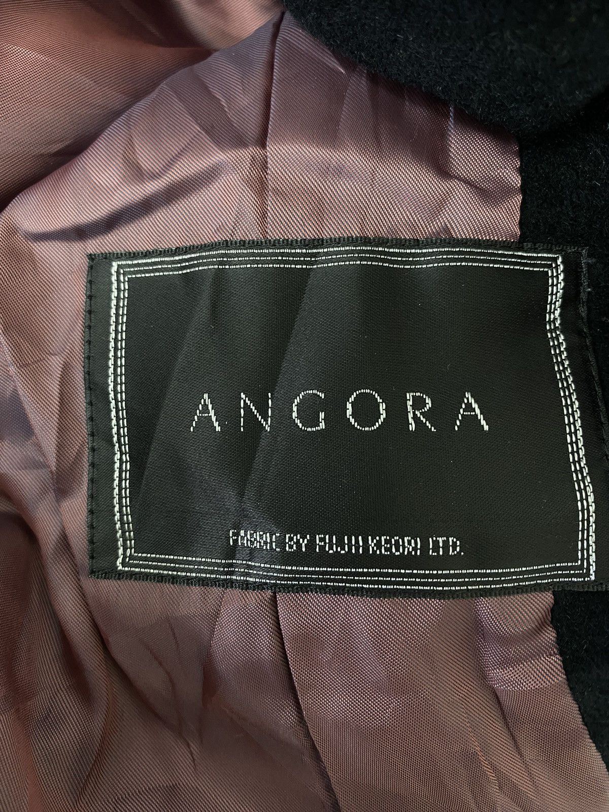 Vintage NOUE WE ANGORA By Fujii Keori Black Wool Duffle Jacket Coat Size US S / EU 44-46 / 1 - 4 Thumbnail