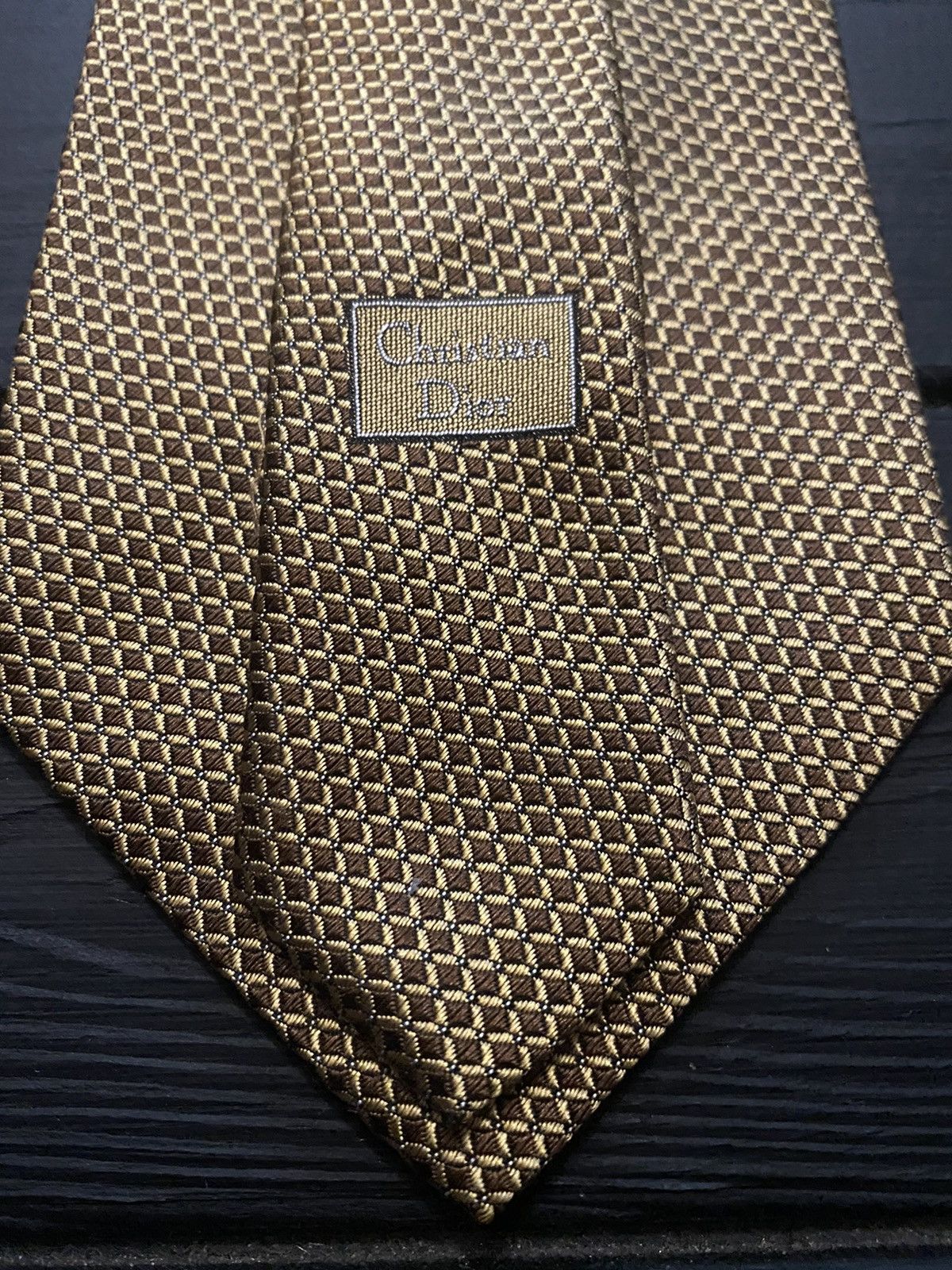 Christian Dior Monsieur Rare Luxury Christian Dior Silk Tie Hand Made. Size ONE SIZE - 5 Thumbnail