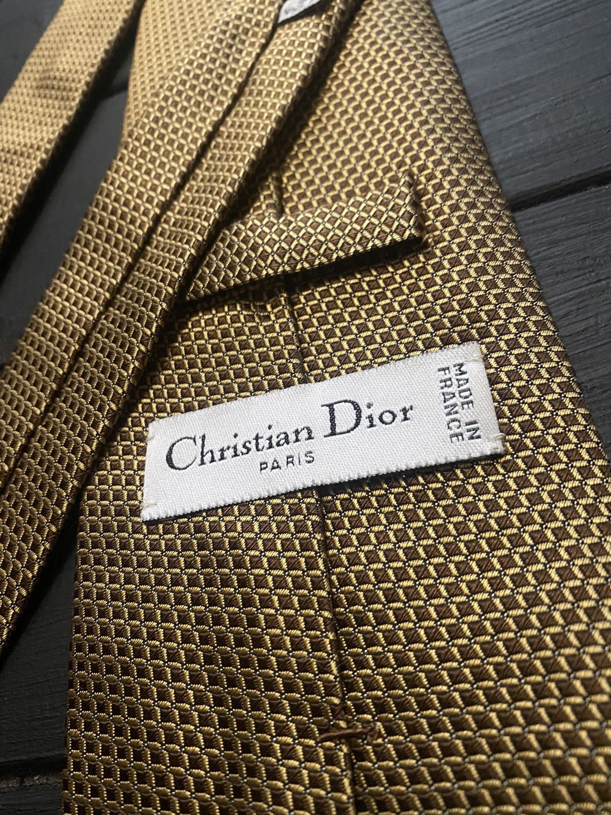 Christian Dior Monsieur Rare Luxury Christian Dior Silk Tie Hand Made. Size ONE SIZE - 3 Thumbnail