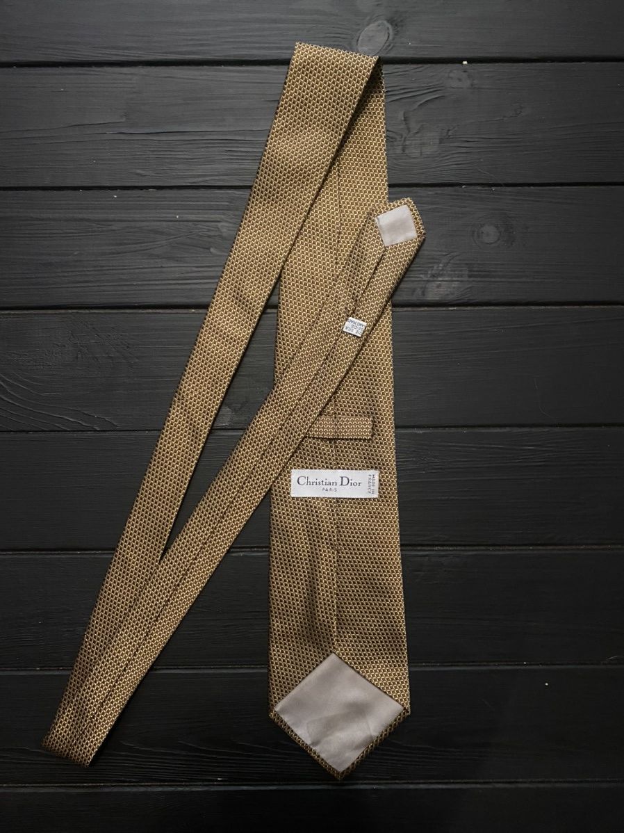 Christian Dior Monsieur Rare Luxury Christian Dior Silk Tie Hand Made. Size ONE SIZE - 2 Thumbnail