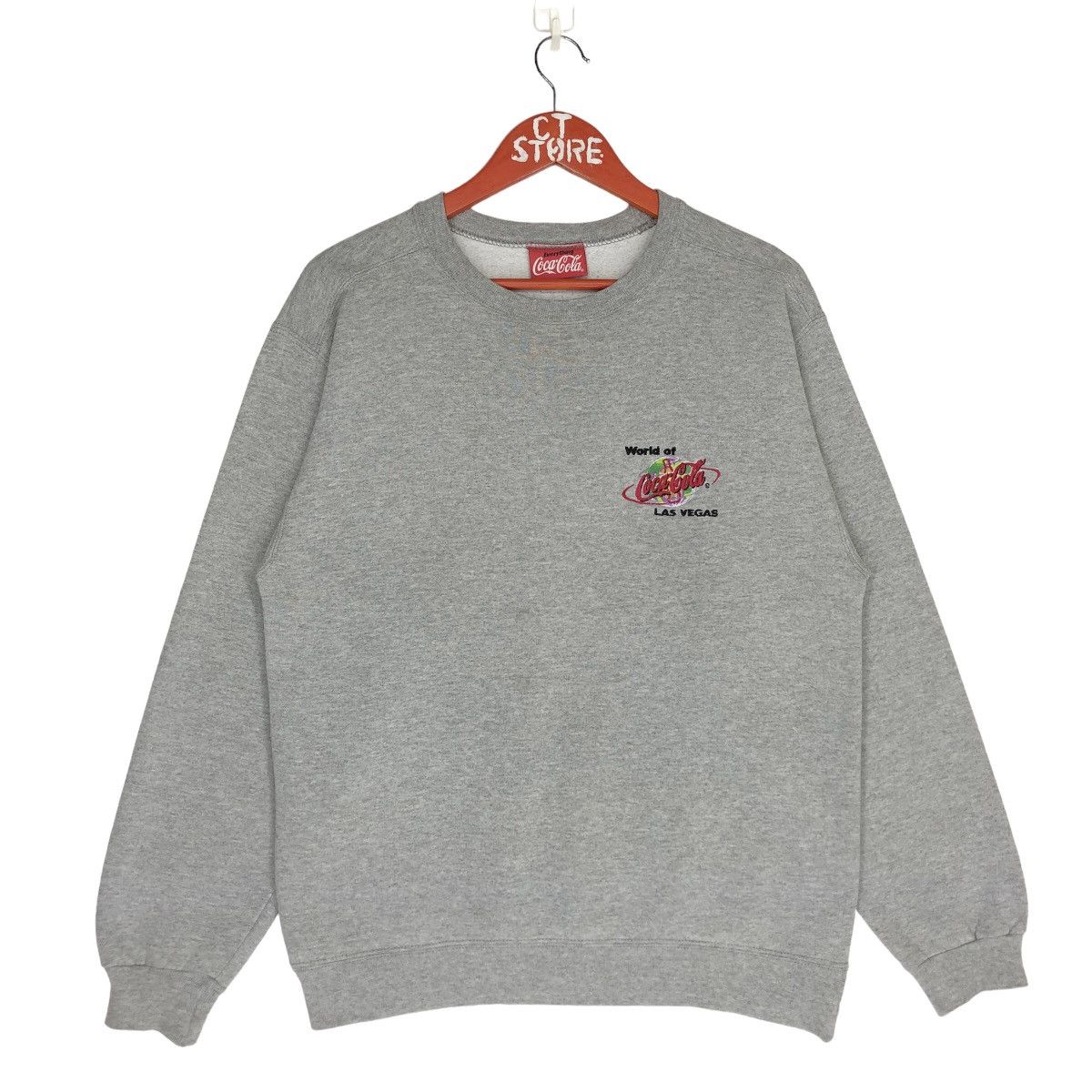 Vintage 99 Coca Cola Las Vegas Sweatshirt Embroidery Logo