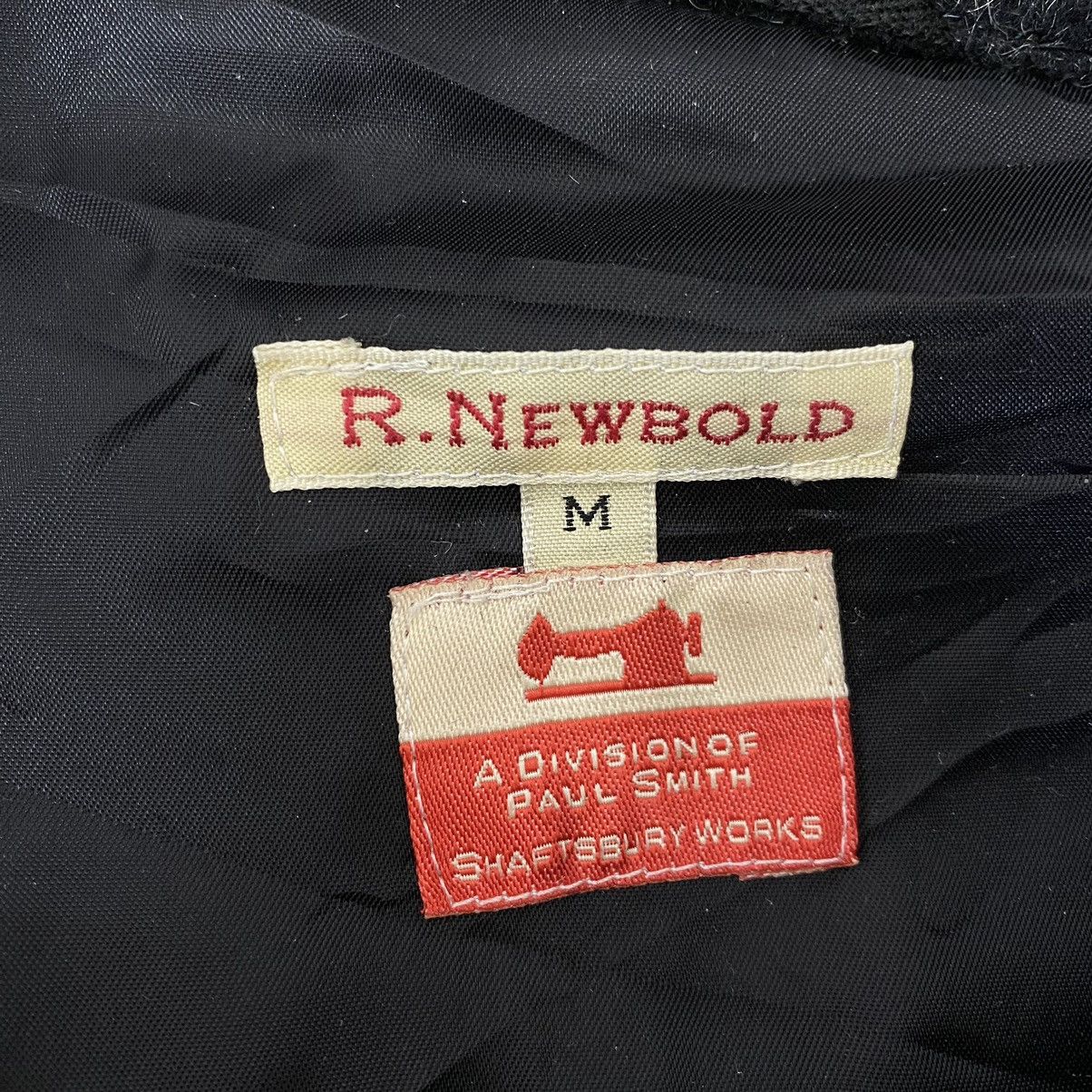 R.Newbold Vintage R.NEWBOLD Full Zipper Dark Grey Wool Coat Jacket Size US M / EU 48-50 / 2 - 4 Thumbnail