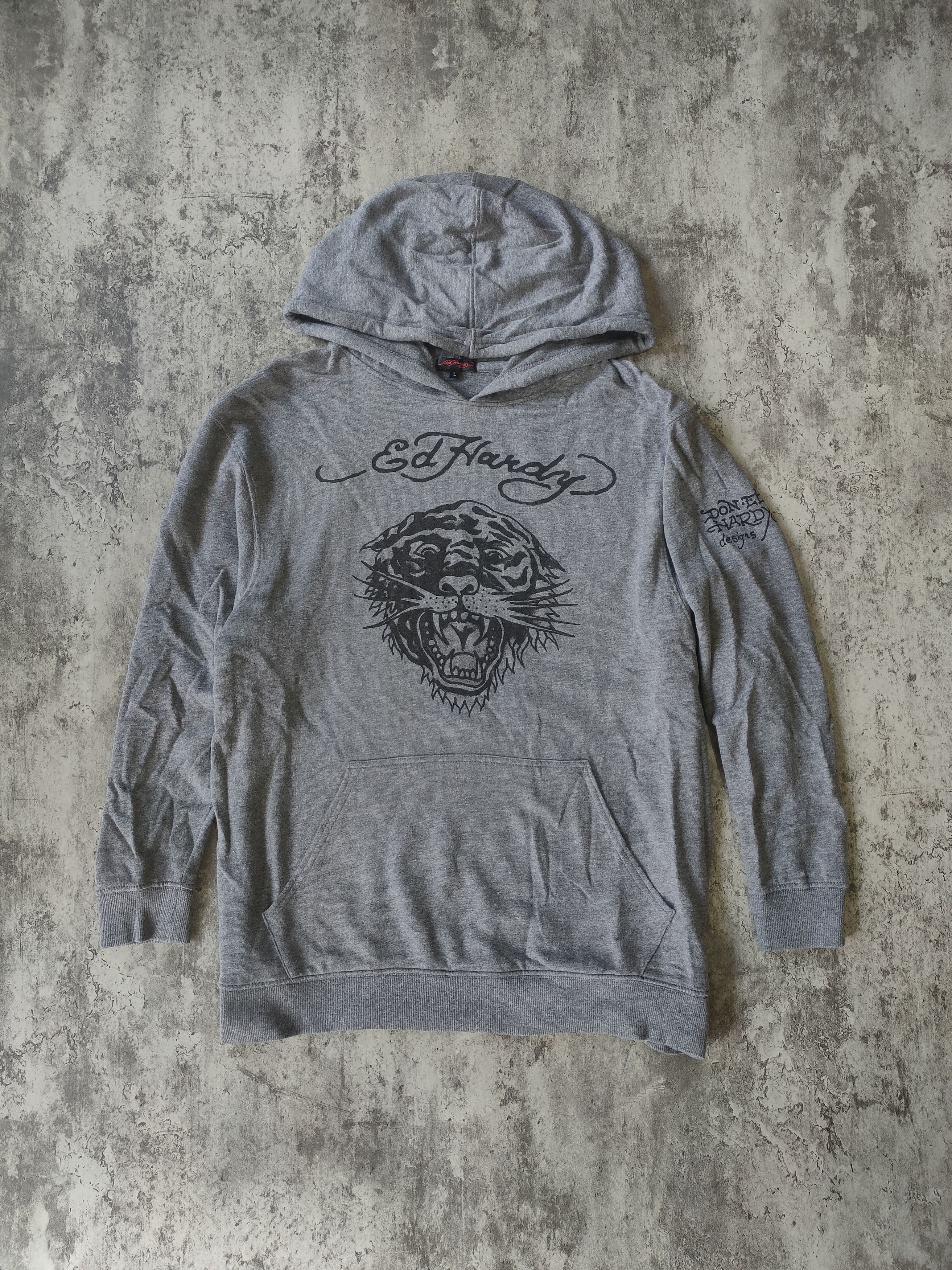 Ed Hardy Ed Hardy Tiger Sweater Hoodie Size US L / EU 52-54 / 3 - 1 Thumbnail
