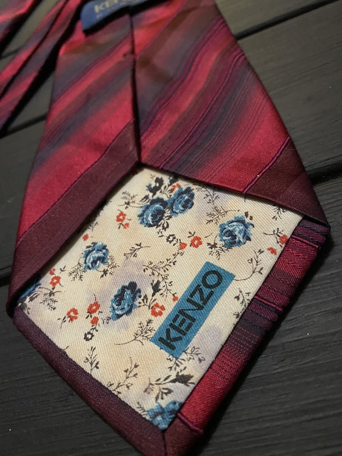 Kenzo Rare Luxury Kenzo Home Tie 100% silk made in Italy Size ONE SIZE - 5 Thumbnail