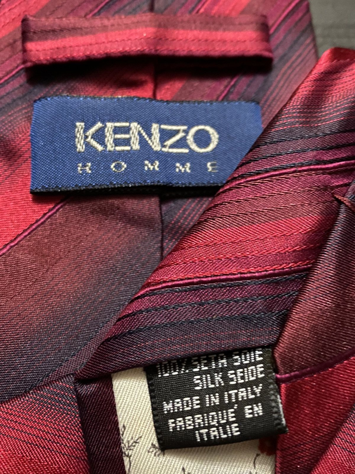 Kenzo Rare Luxury Kenzo Home Tie 100% silk made in Italy Size ONE SIZE - 4 Thumbnail