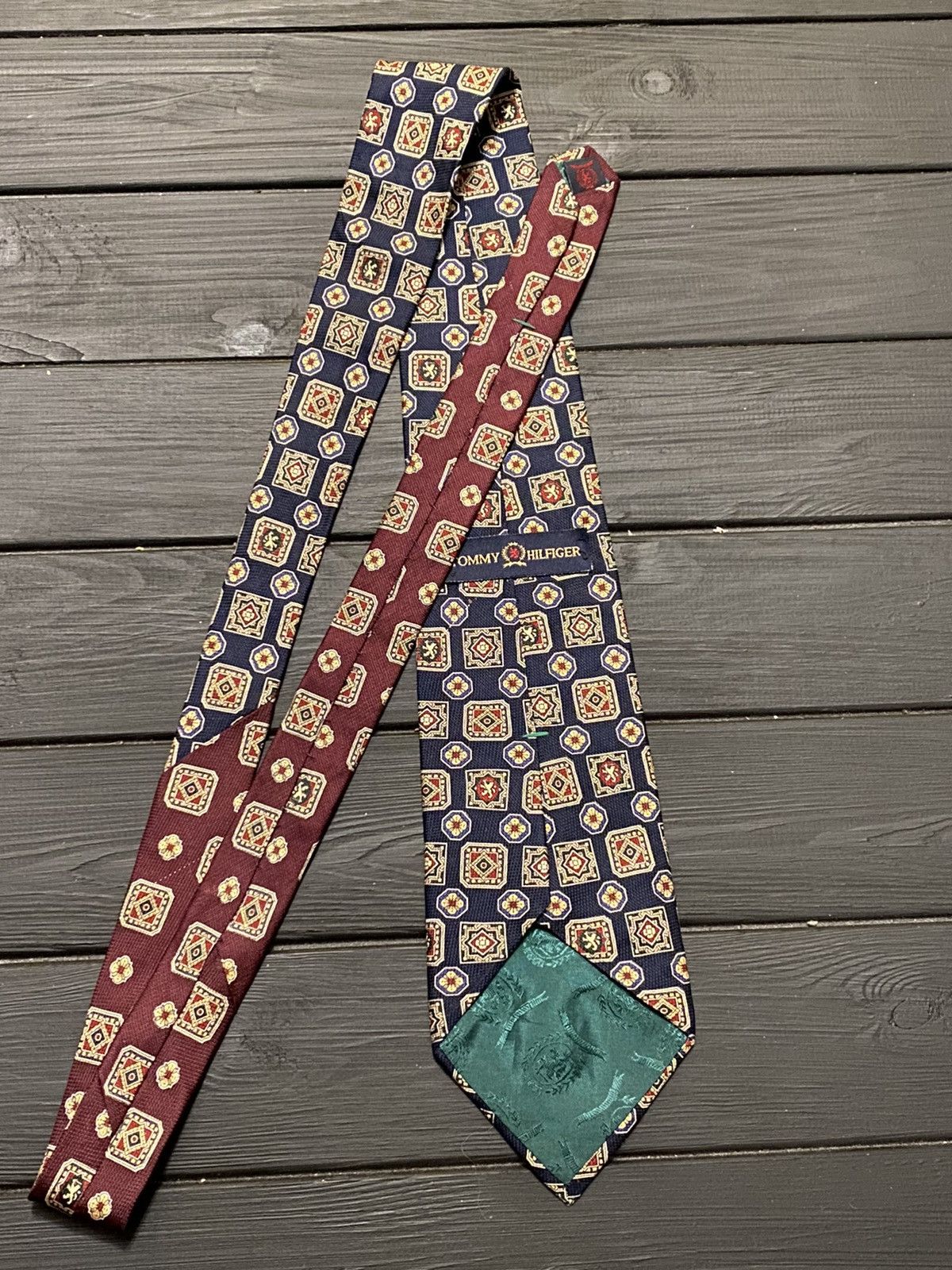 Tommy Hilfiger Rare Vintage Tie Tommy Hilfiger Size ONE SIZE - 2 Thumbnail