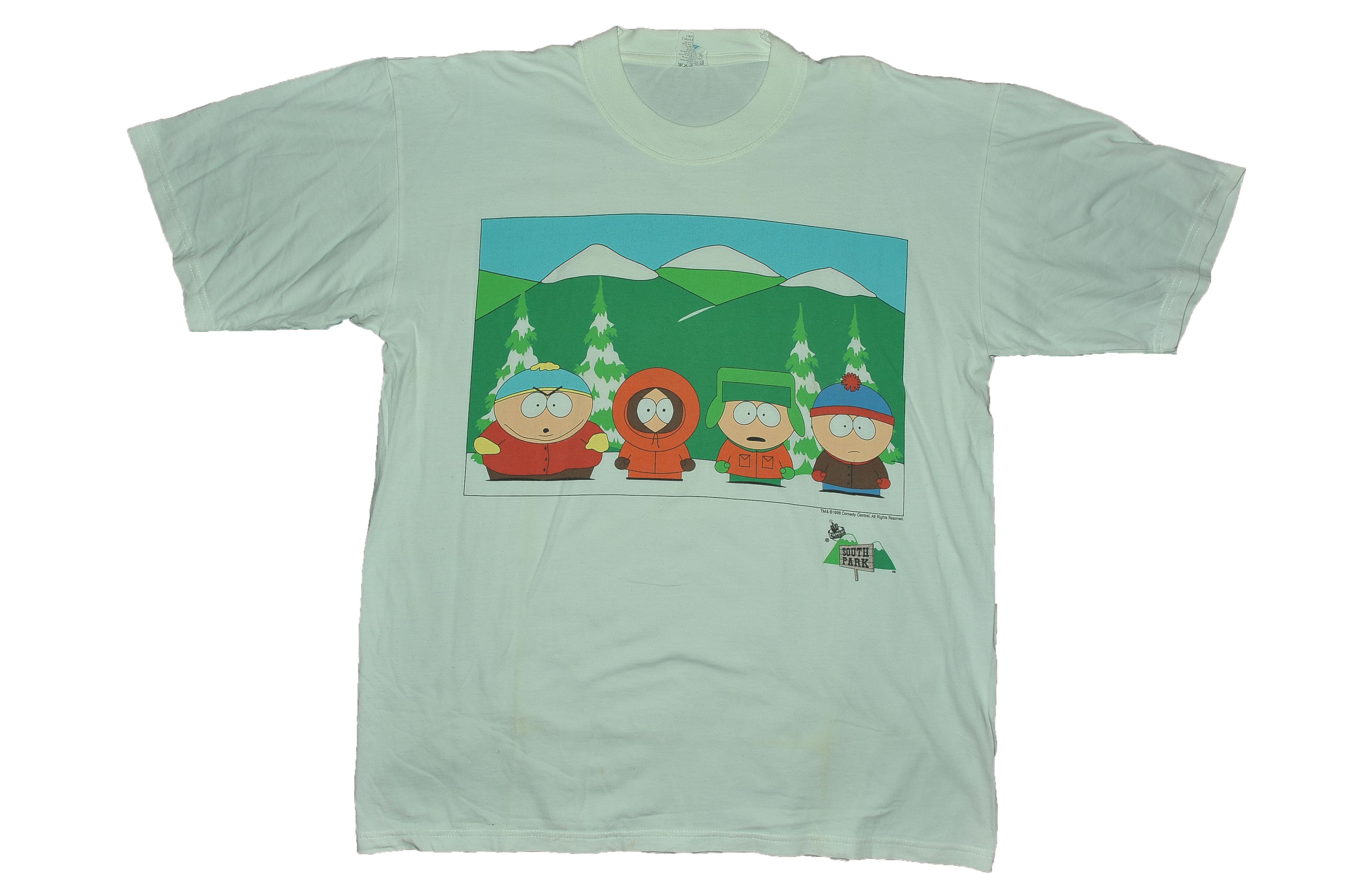 Vintage Vintage 90s South Park 1998 T-shirt Size US L / EU 52-54 / 3 - 1 Thumbnail