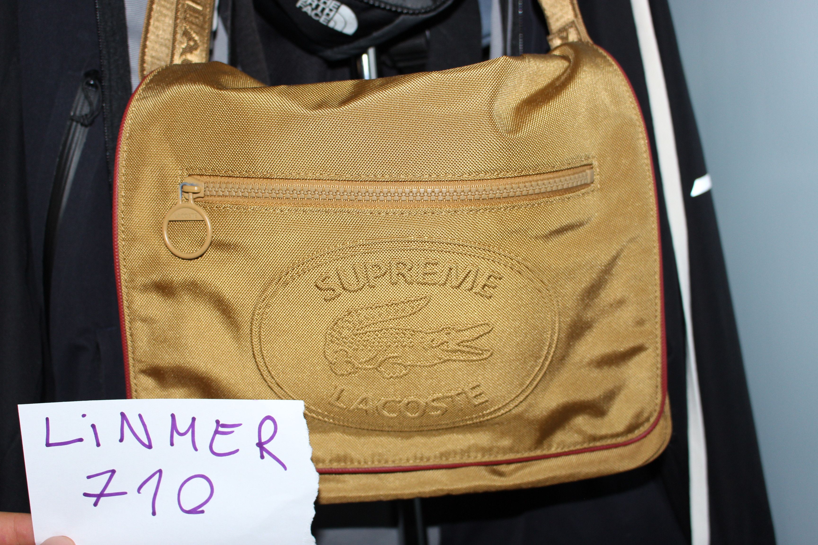 Supreme Supreme/Lacoste Messenger Shoulder Bag | Grailed