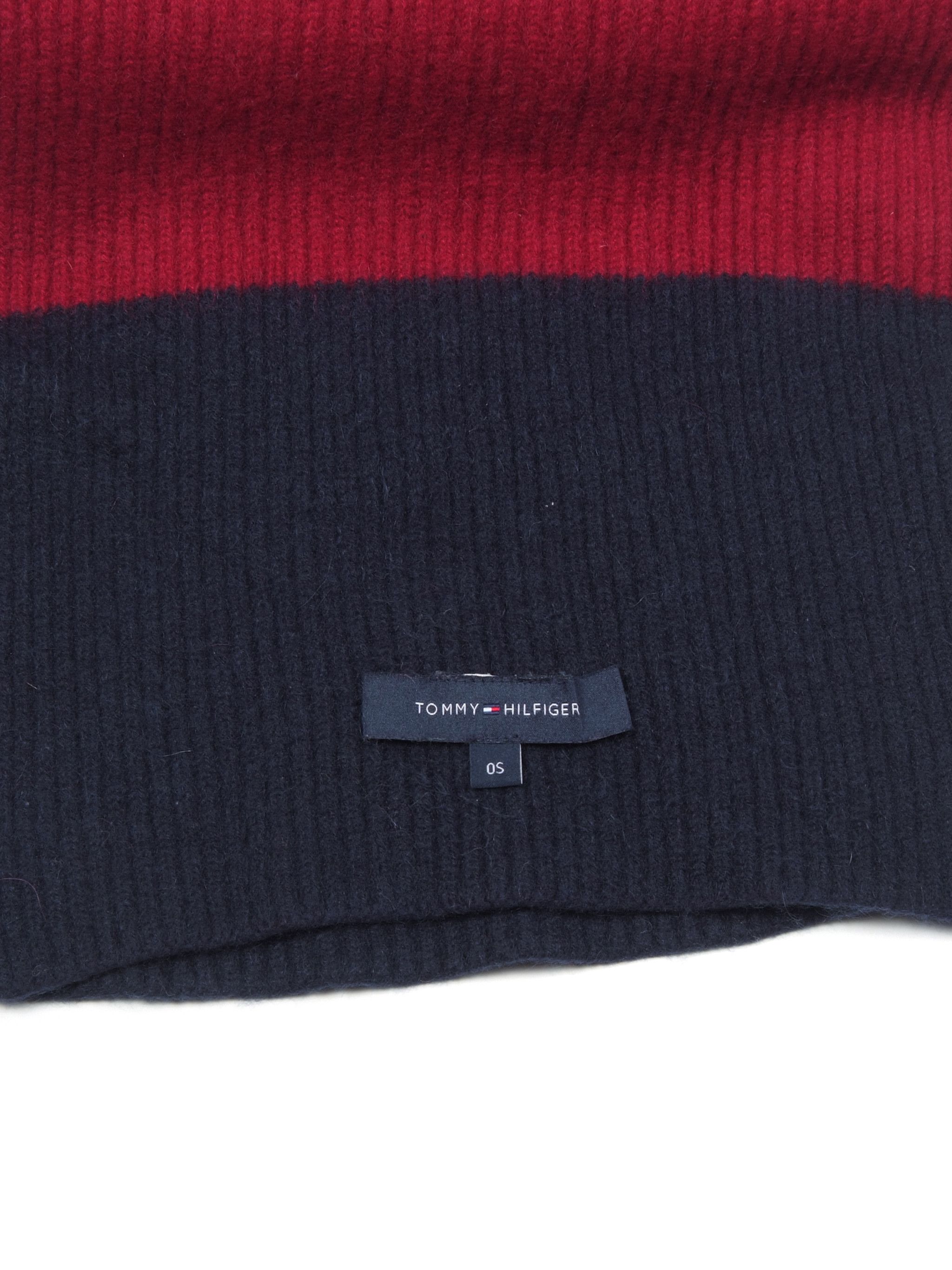Gant × Polo Ralph Lauren × Tommy Hilfiger Tommy Hilfiger Soft Wool Scarf 63x10" Size ONE SIZE - 4 Thumbnail