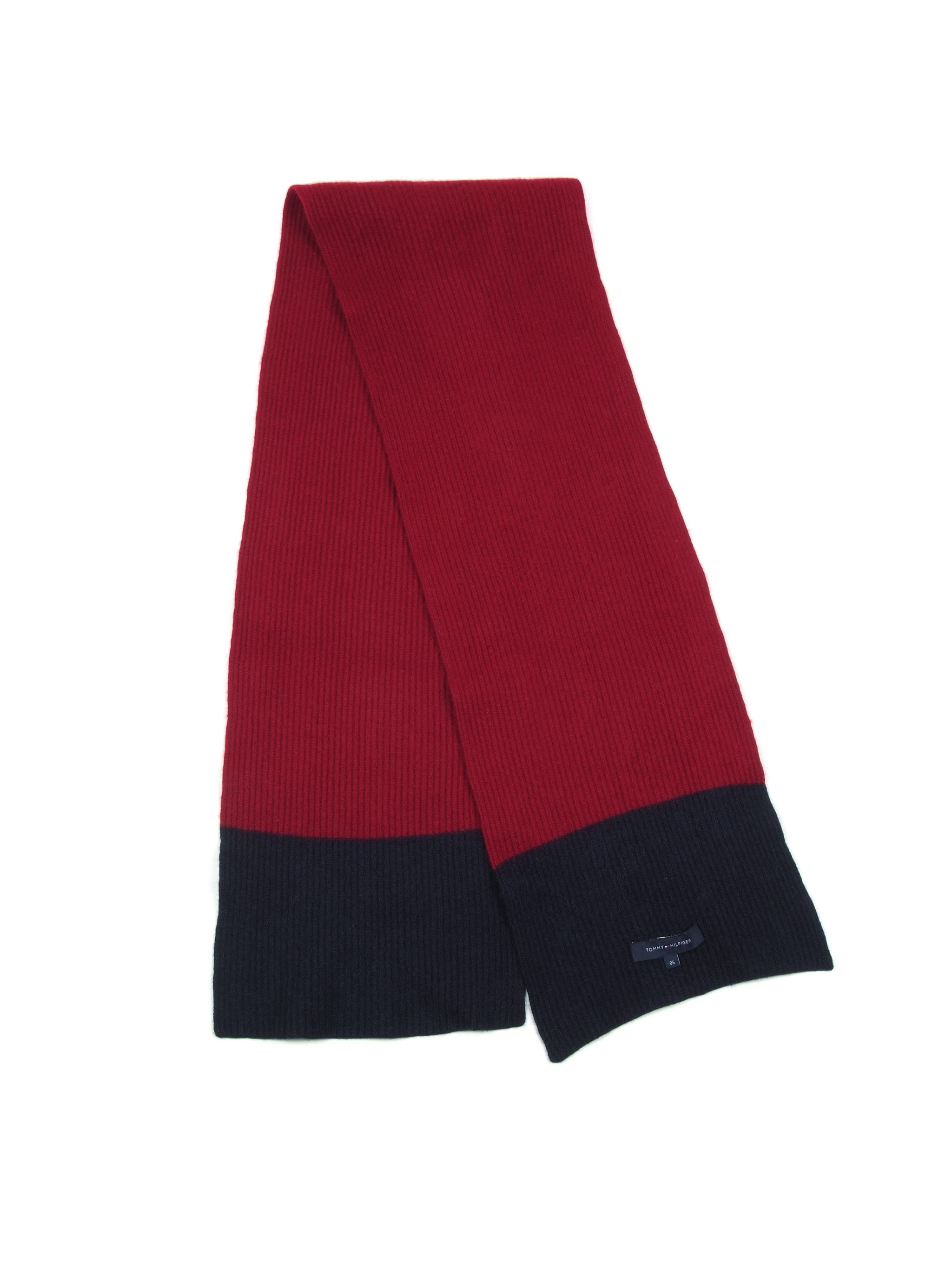 Gant × Polo Ralph Lauren × Tommy Hilfiger Tommy Hilfiger Soft Wool Scarf 63x10" Size ONE SIZE - 2 Thumbnail