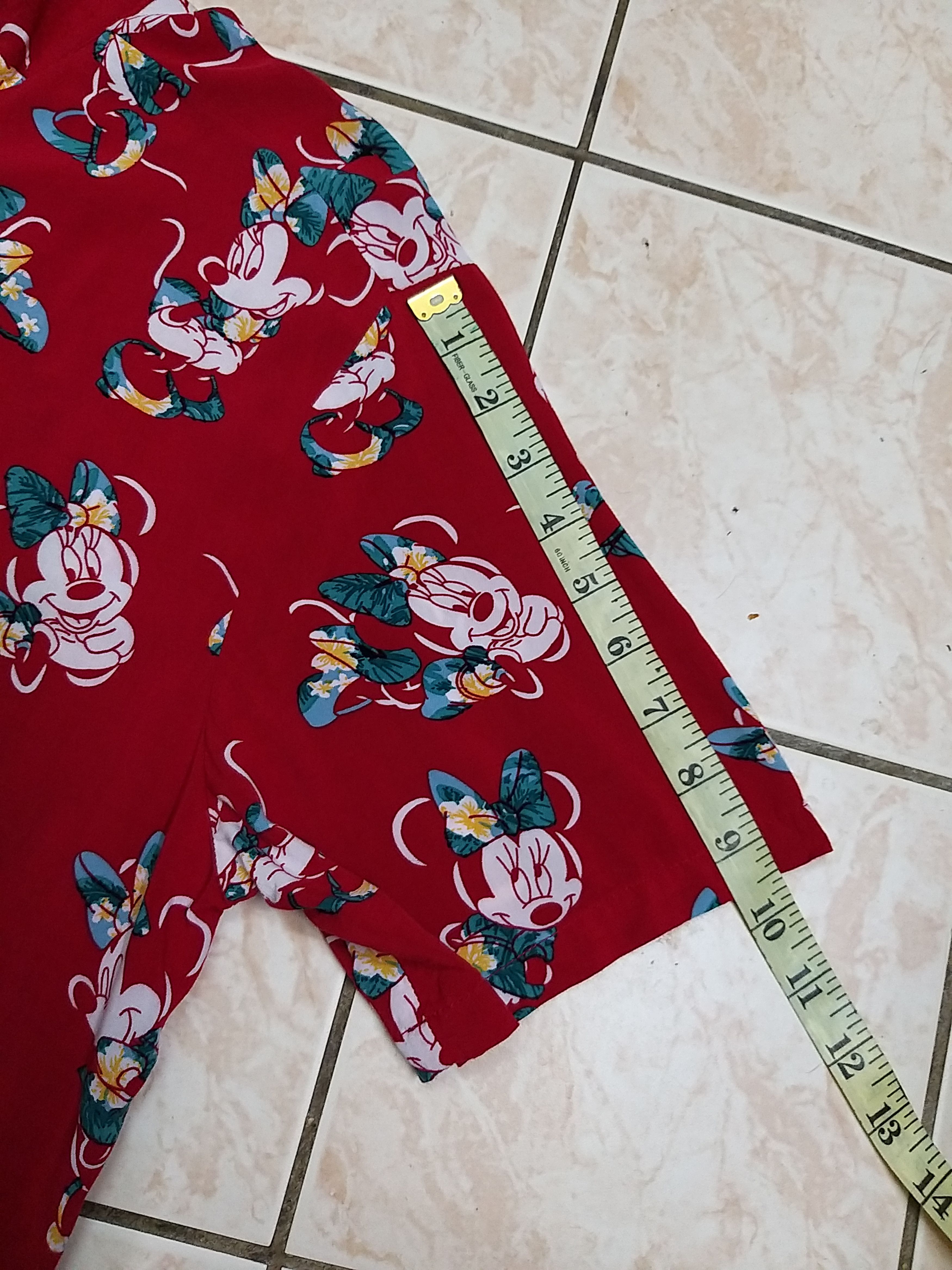 Mickey Mouse NICE💥💥HAWAIIAN SHIRT MINNIE MOUSE RAYON BUTTON UPS SHIRT Size US M / EU 48-50 / 2 - 10 Thumbnail