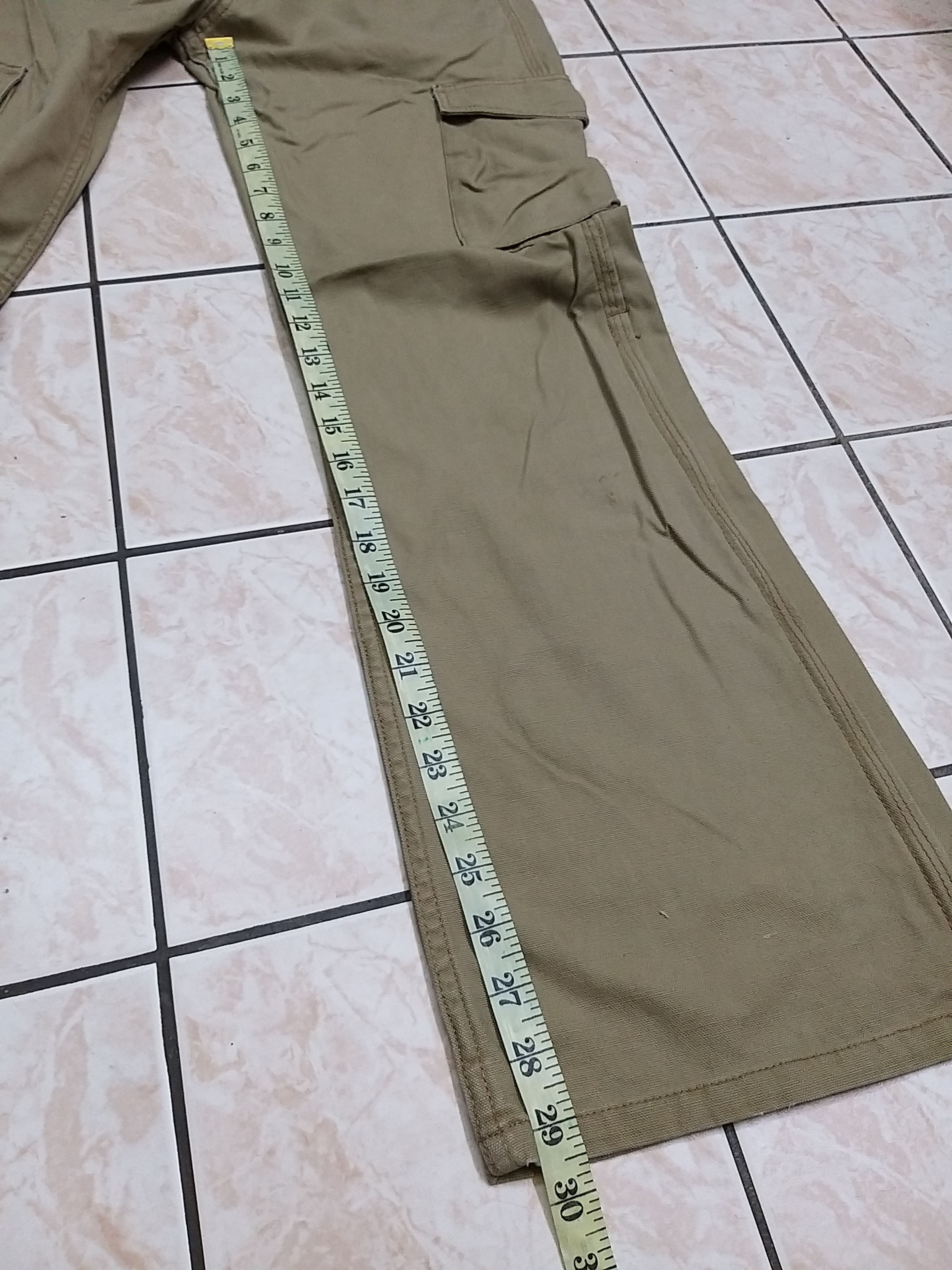 Japanese Brand JAPANESE CULTURE "TETTSU" FLARE CARGO PANT Size US 29 - 11 Thumbnail