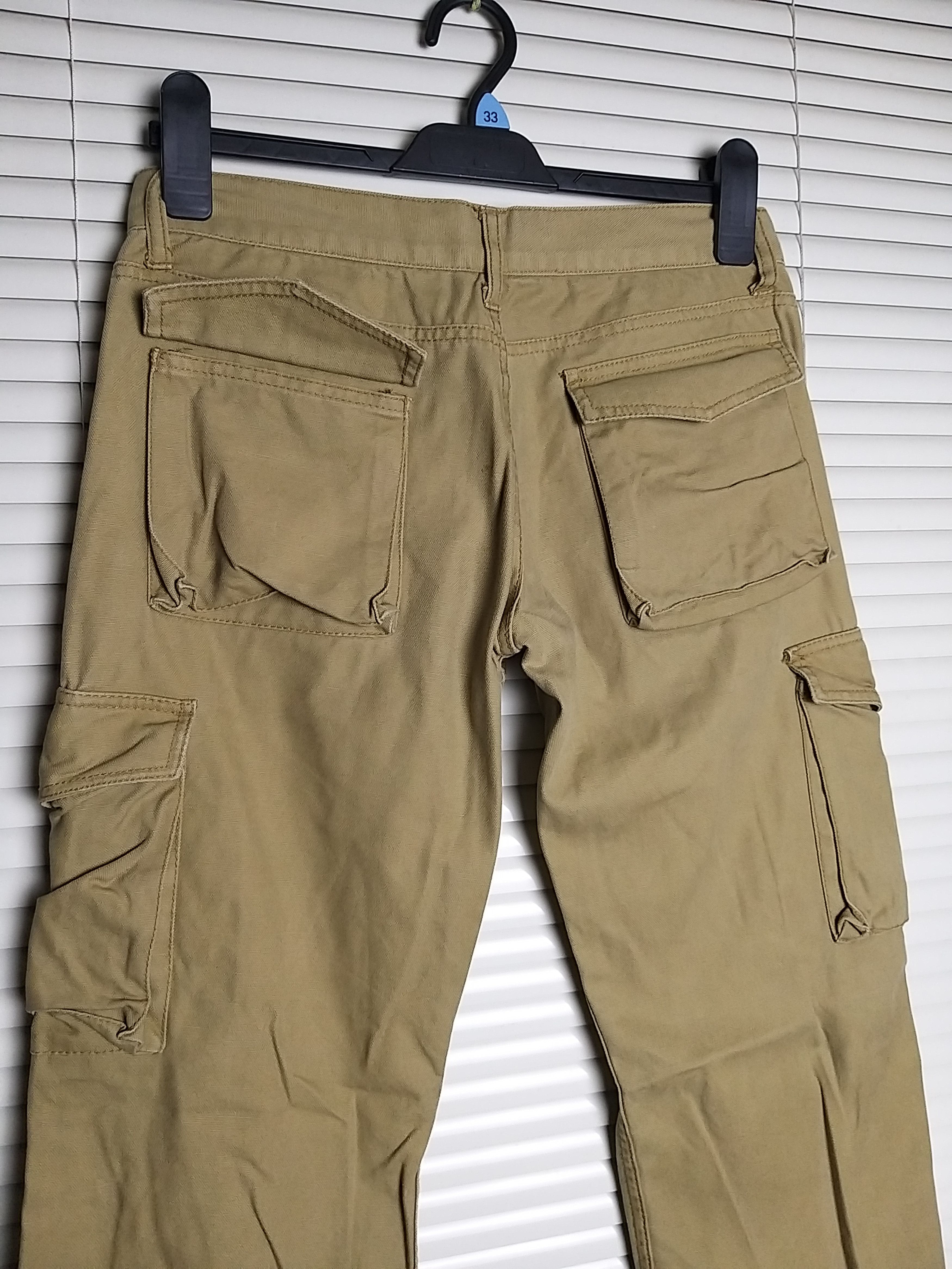 Japanese Brand JAPANESE CULTURE "TETTSU" FLARE CARGO PANT Size US 29 - 1 Thumbnail
