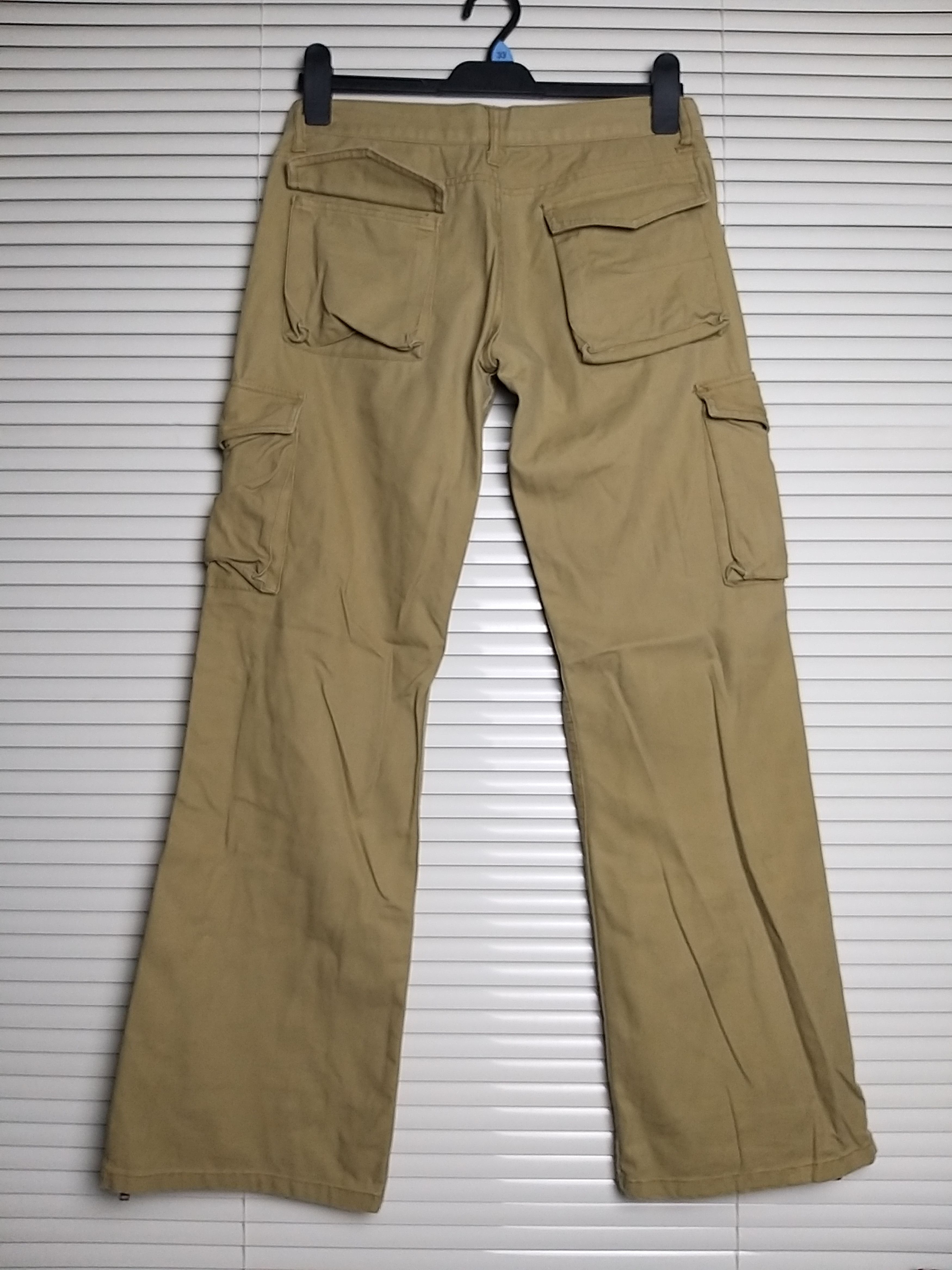 Japanese Brand JAPANESE CULTURE "TETTSU" FLARE CARGO PANT Size US 29 - 3 Thumbnail