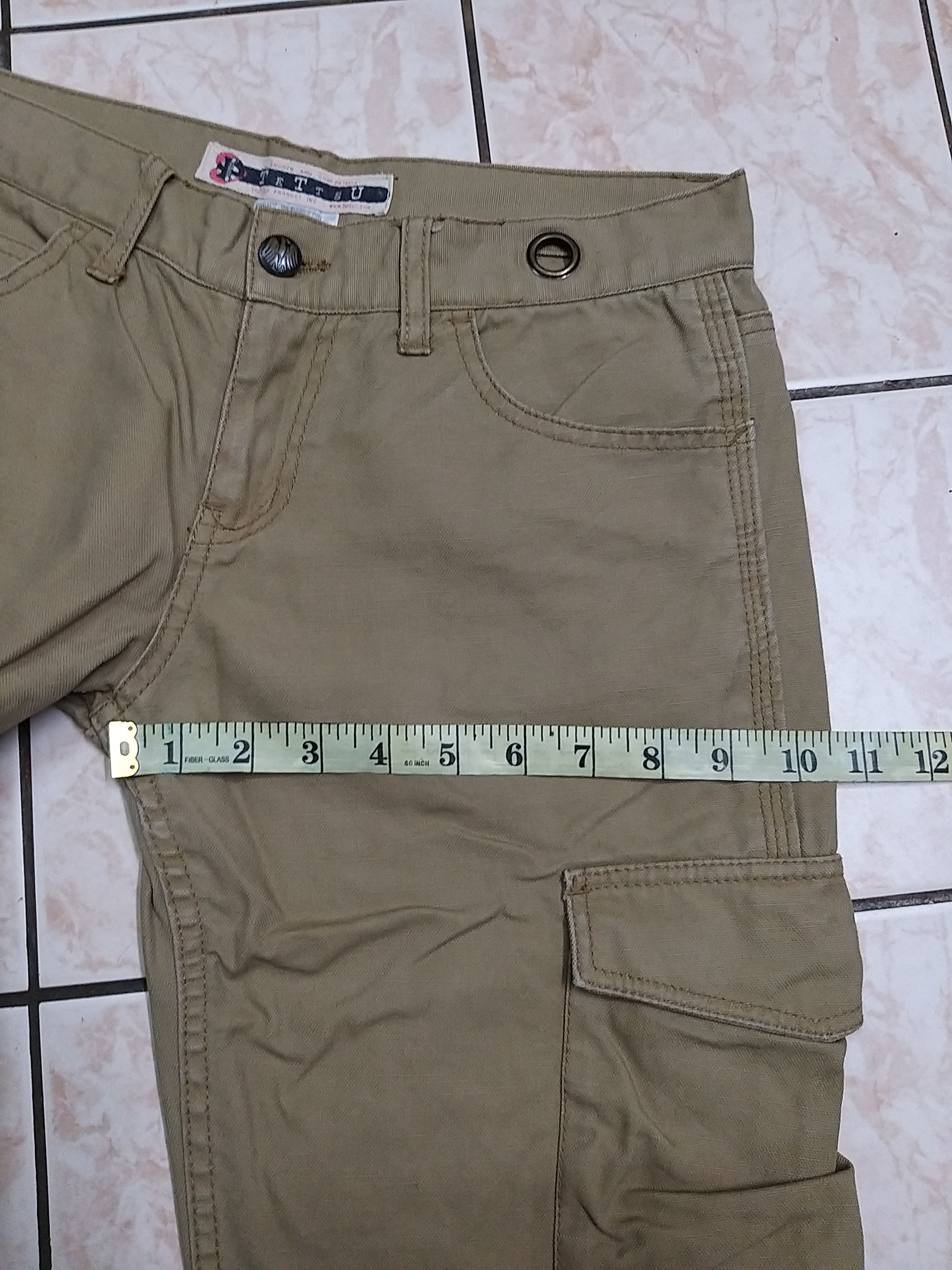 Japanese Brand JAPANESE CULTURE "TETTSU" FLARE CARGO PANT Size US 29 - 9 Thumbnail