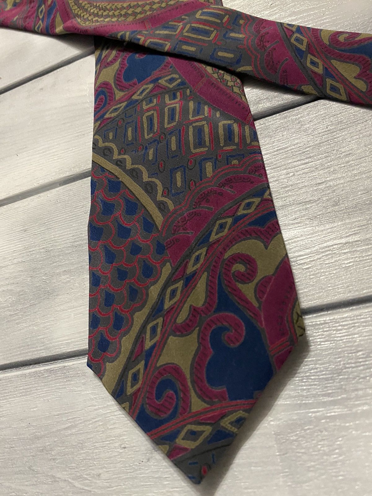 Brioni Rare Luxury Brioni Tie Pure Silk Size ONE SIZE - 2 Thumbnail