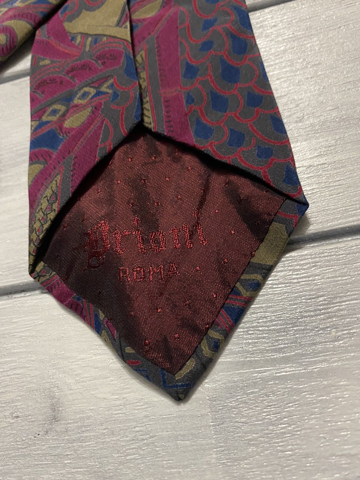 Brioni Rare Luxury Brioni Tie Pure Silk Size ONE SIZE - 5 Thumbnail
