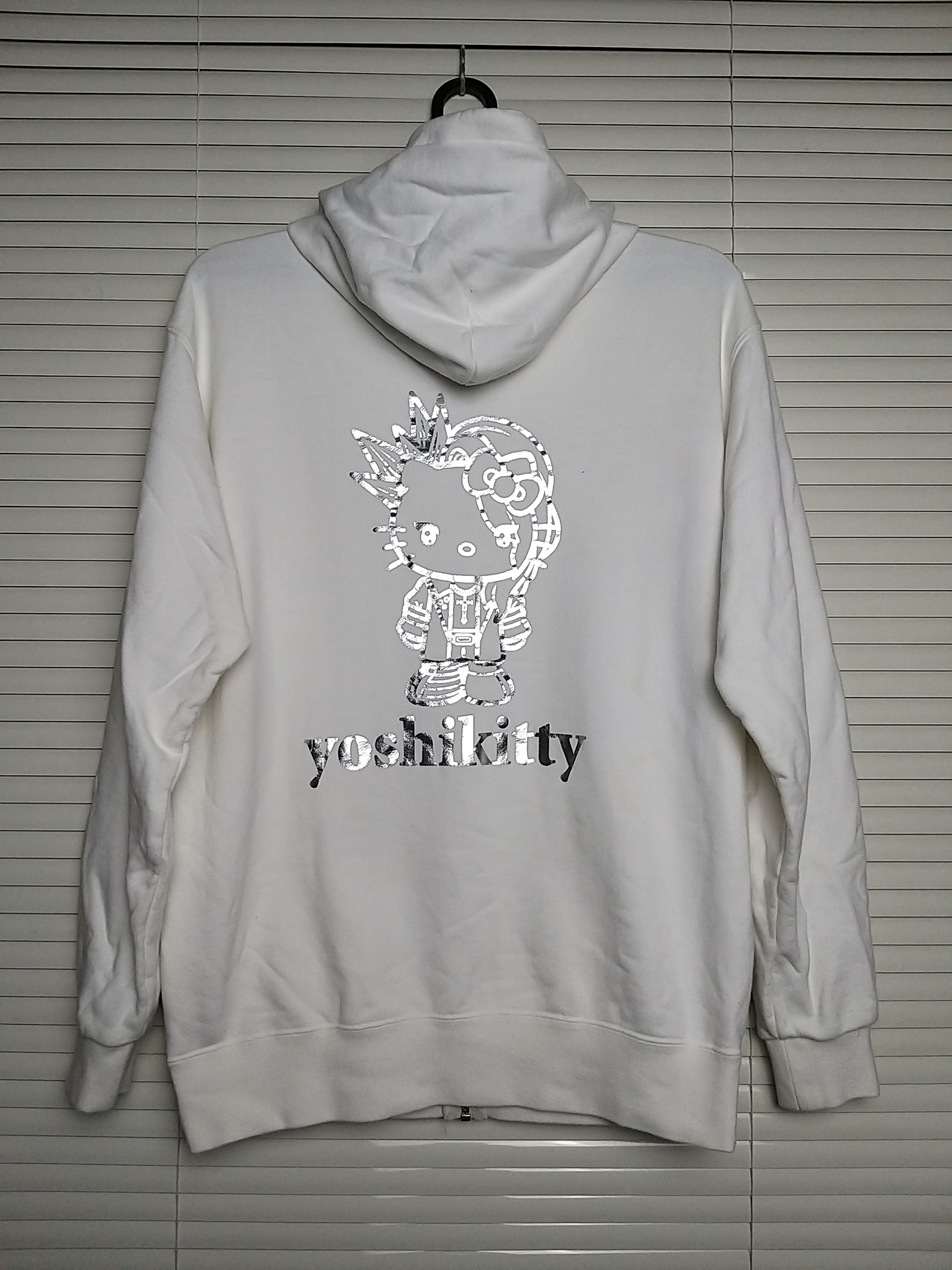 Band Tees RARE🔥"YOSHIKITTY" X-JAPAN x HELLO KITTY ZIPPER HOODIES Size US M / EU 48-50 / 2 - 2 Thumbnail
