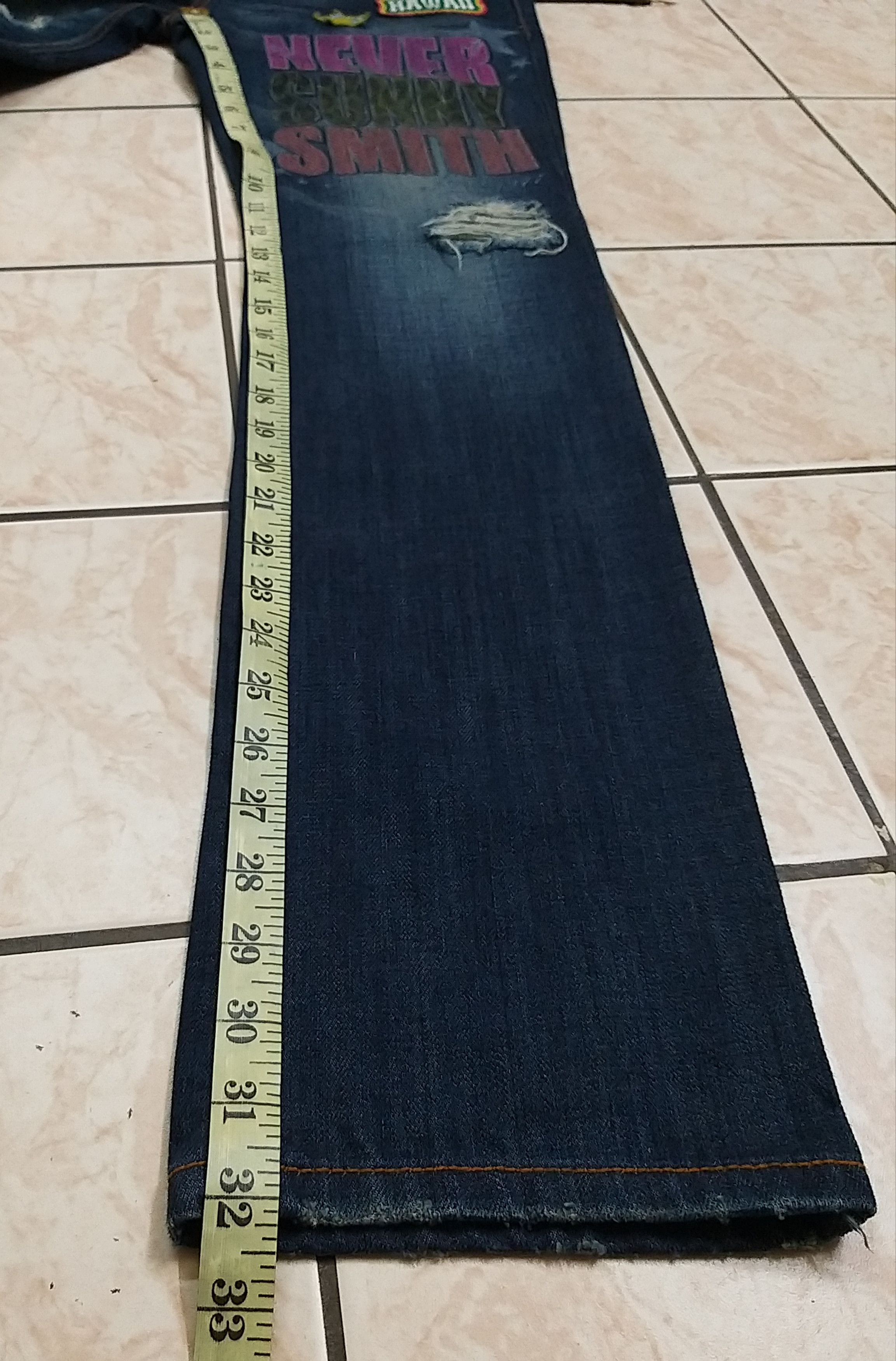Japanese Brand SICK💥SUNNY SMITH WITH PATCHES AND PRINT JEANS Size US 30 / EU 46 - 14 Thumbnail