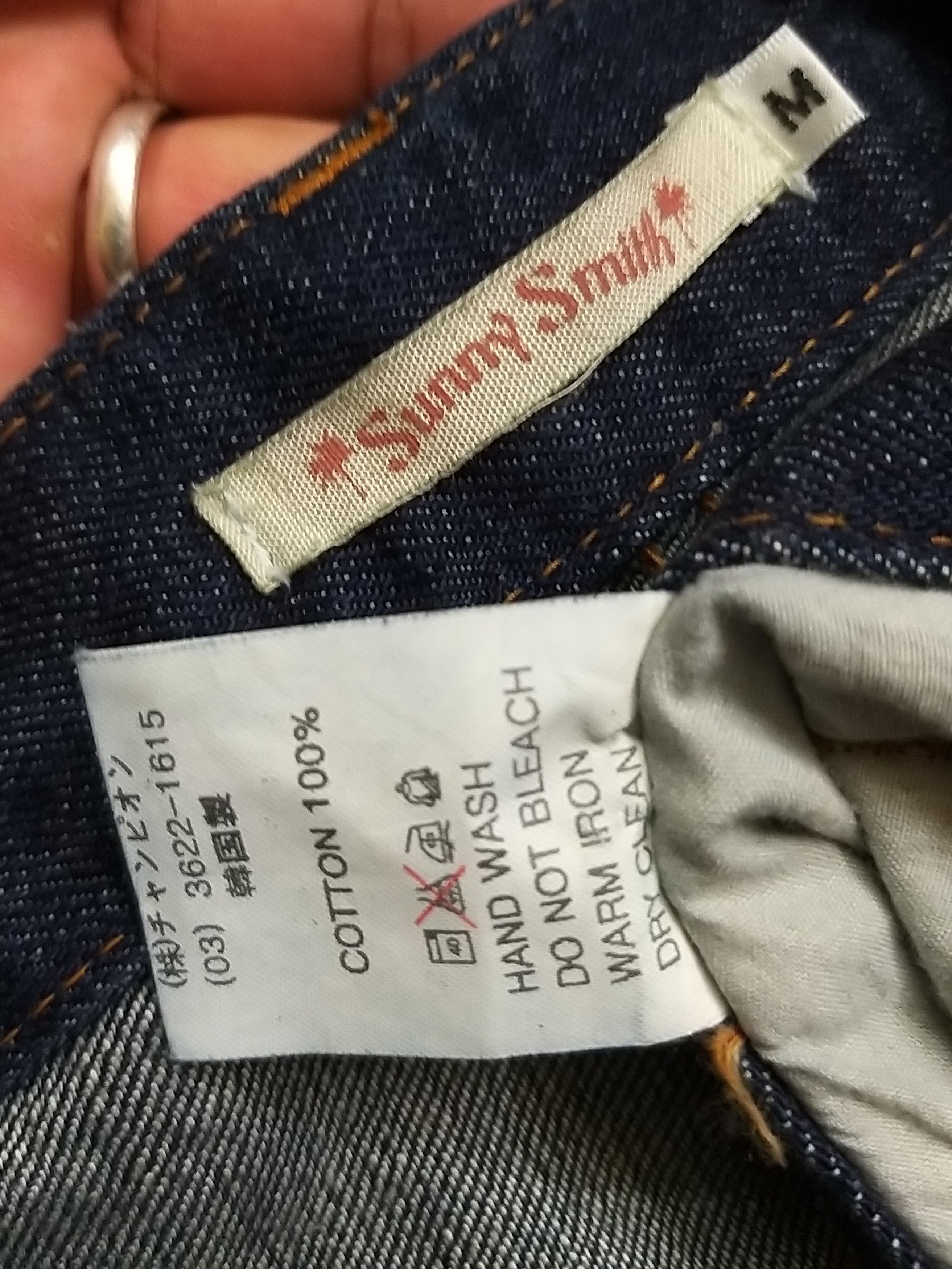 Japanese Brand SICK💥SUNNY SMITH WITH PATCHES AND PRINT JEANS Size US 30 / EU 46 - 16 Thumbnail