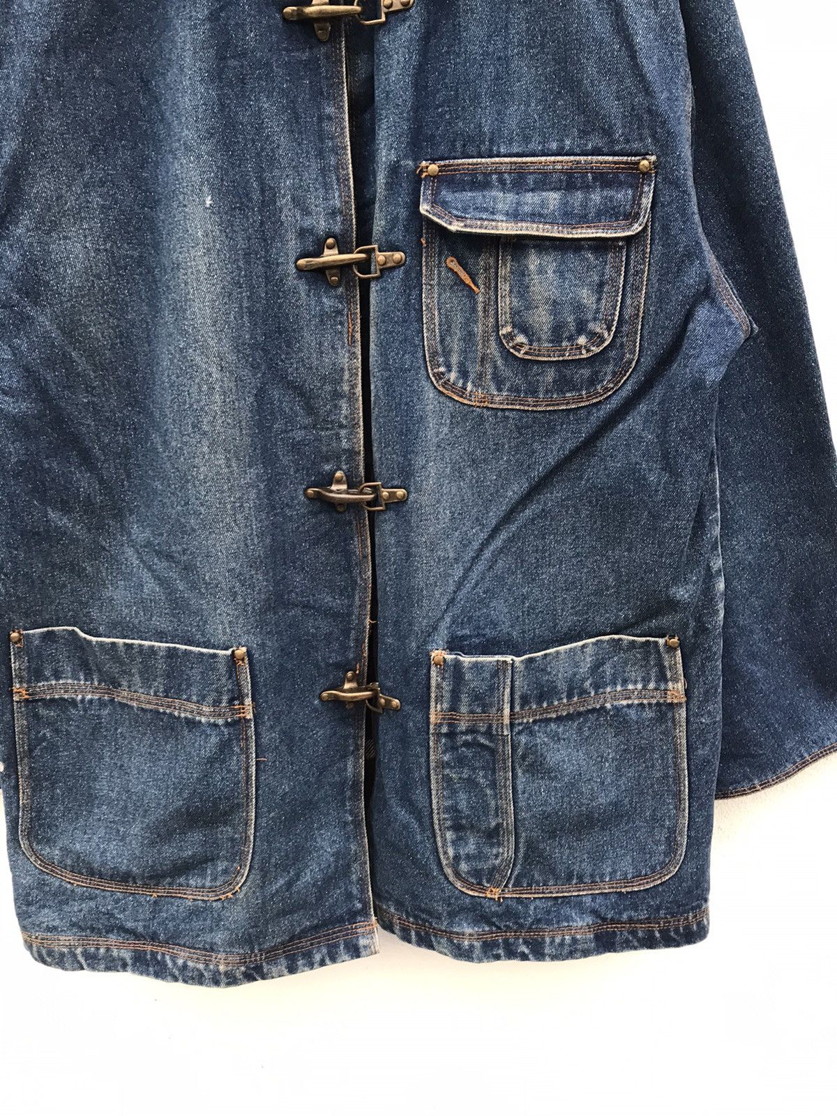 Japanese Brand × Vintage British Mist Duffle Denim Jackets Size US M / EU 48-50 / 2 - 3 Thumbnail