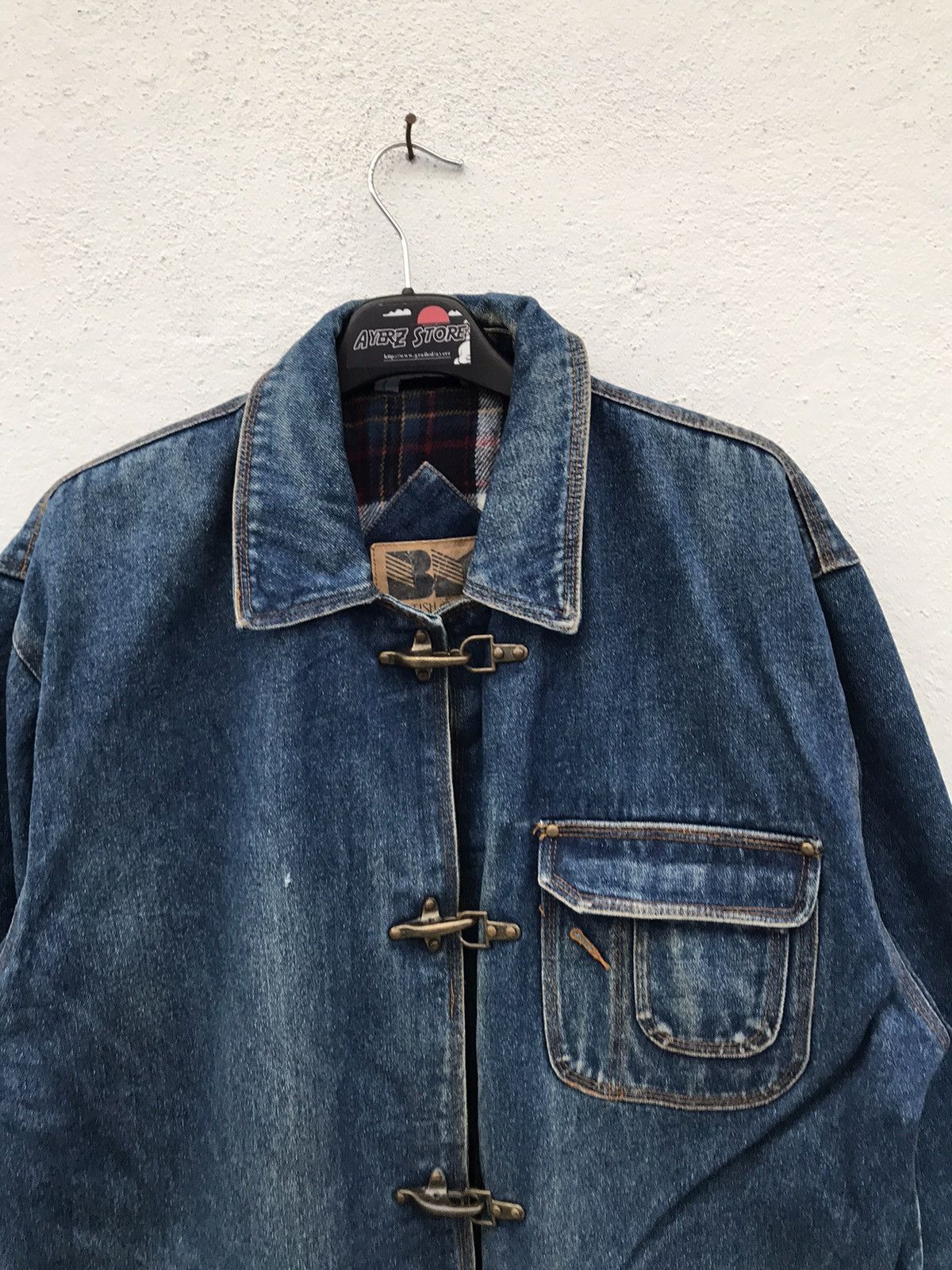 Japanese Brand × Vintage British Mist Duffle Denim Jackets Size US M / EU 48-50 / 2 - 2 Thumbnail