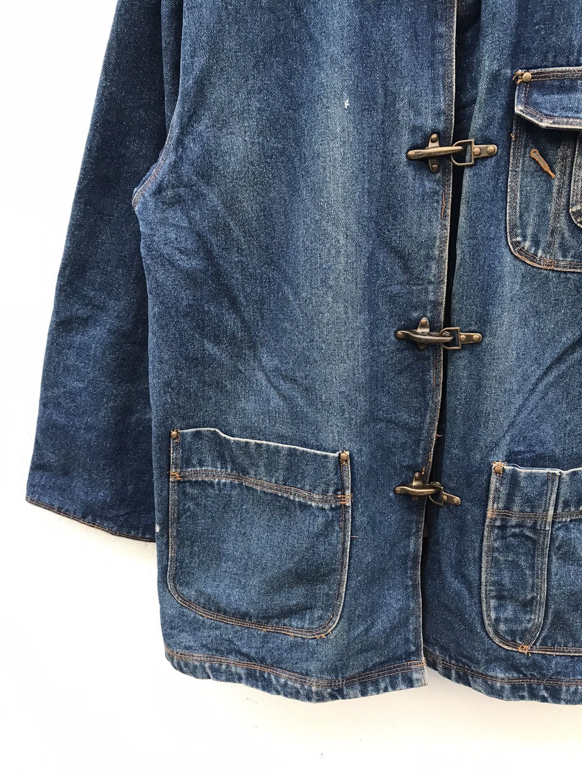 Japanese Brand × Vintage British Mist Duffle Denim Jackets Size US M / EU 48-50 / 2 - 5 Thumbnail