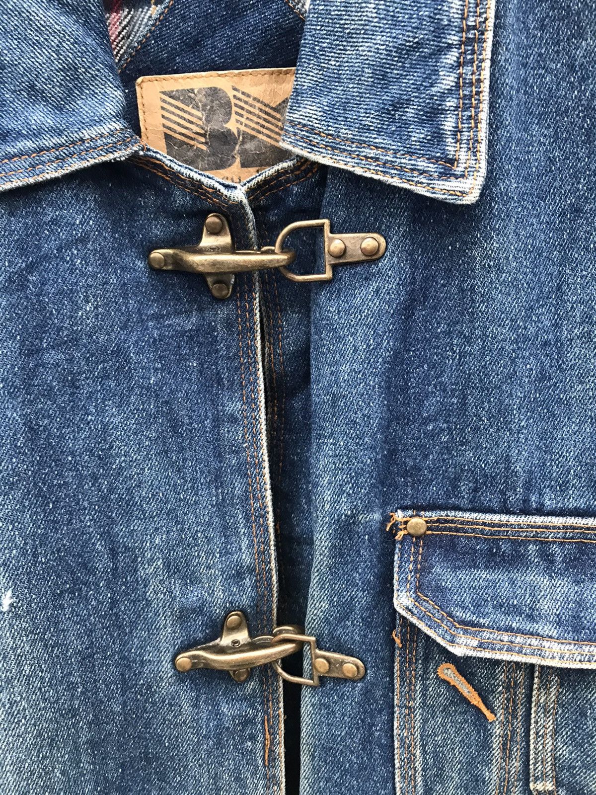 Japanese Brand × Vintage British Mist Duffle Denim Jackets Size US M / EU 48-50 / 2 - 6 Thumbnail