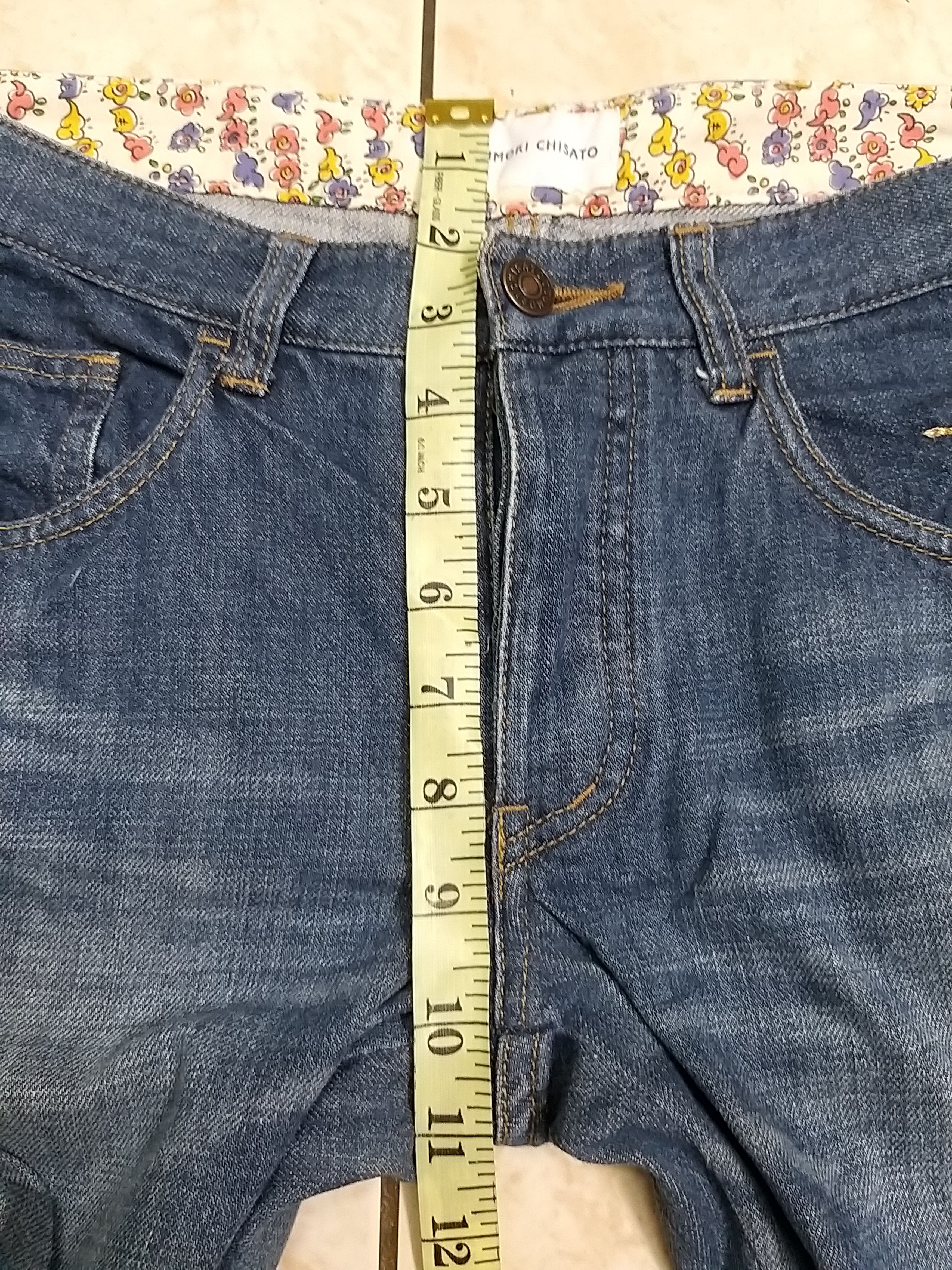 Issey Miyake ICONIC🔥ISSEY MIYAKE TSUMORI CHISATO EMBROIDERY ANIMAL DENIM Size US 28 / EU 44 - 7 Thumbnail