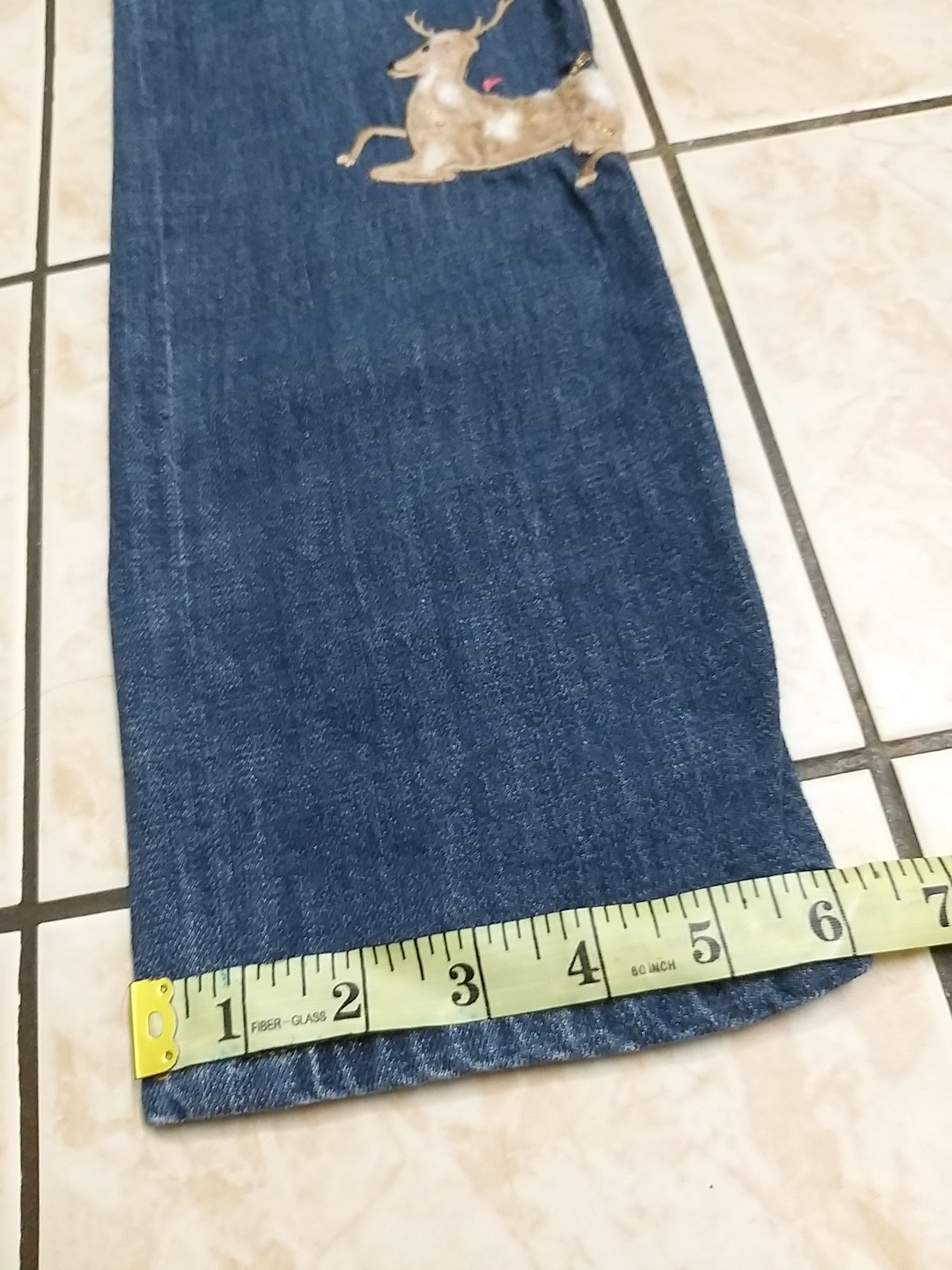 Issey Miyake ICONIC🔥ISSEY MIYAKE TSUMORI CHISATO EMBROIDERY ANIMAL DENIM Size US 28 / EU 44 - 10 Thumbnail