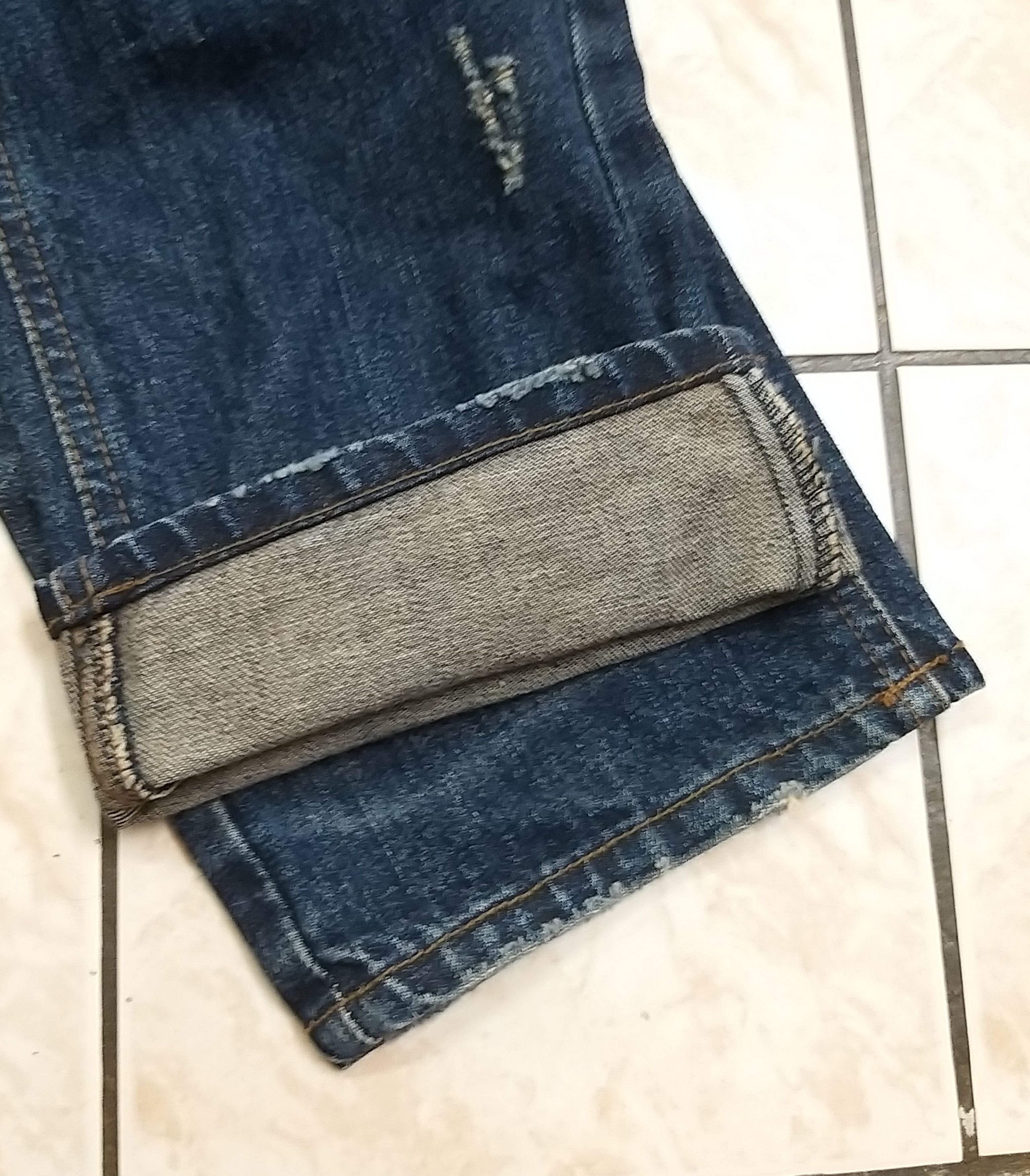 Sugar Cane VTG SUGAR CANE X TOKISHIRAZU COLLABORATION DISTRESSED JEANS Size US 35 - 10 Thumbnail