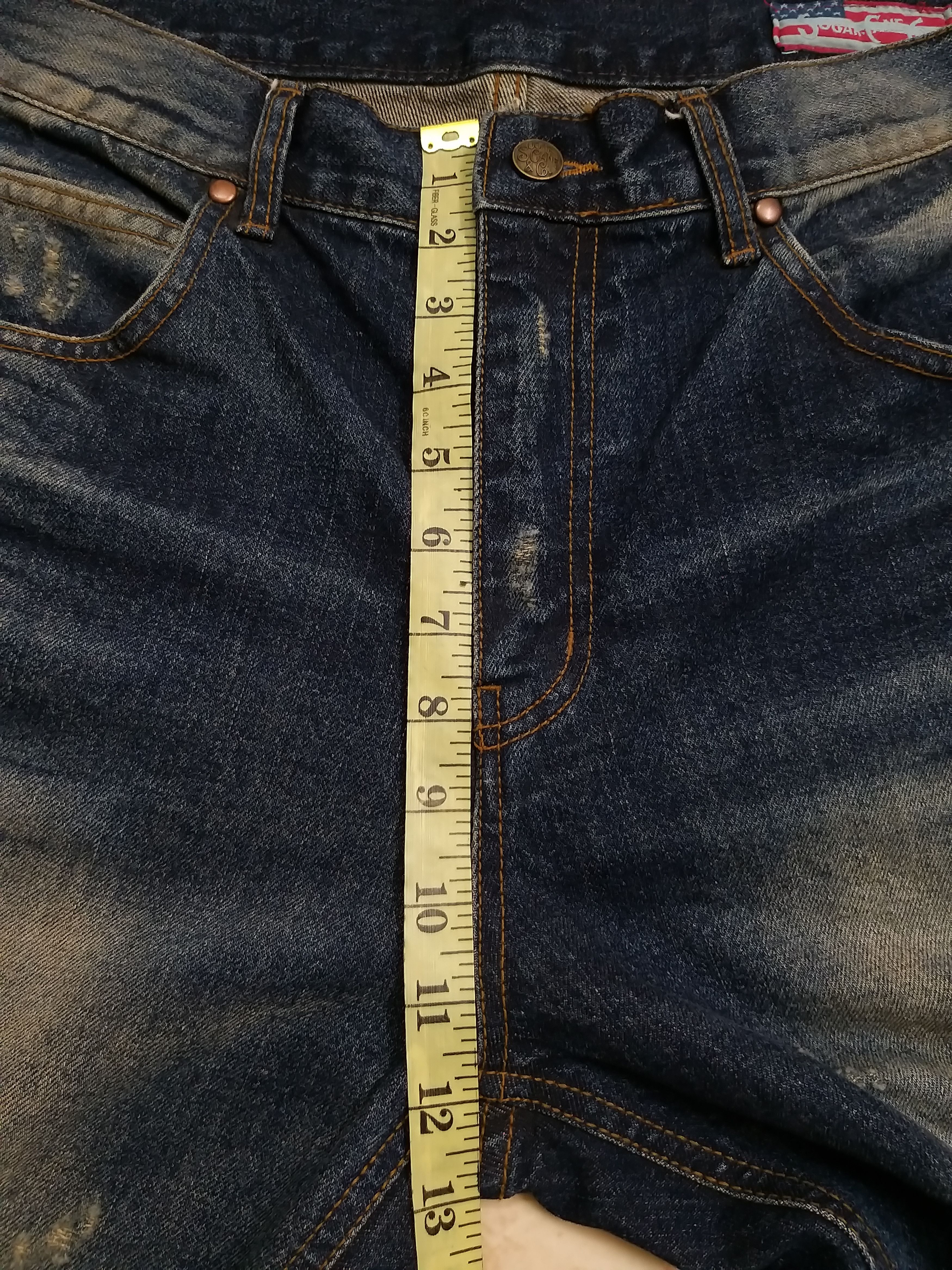 Sugar Cane VTG SUGAR CANE X TOKISHIRAZU COLLABORATION DISTRESSED JEANS Size US 35 - 12 Thumbnail