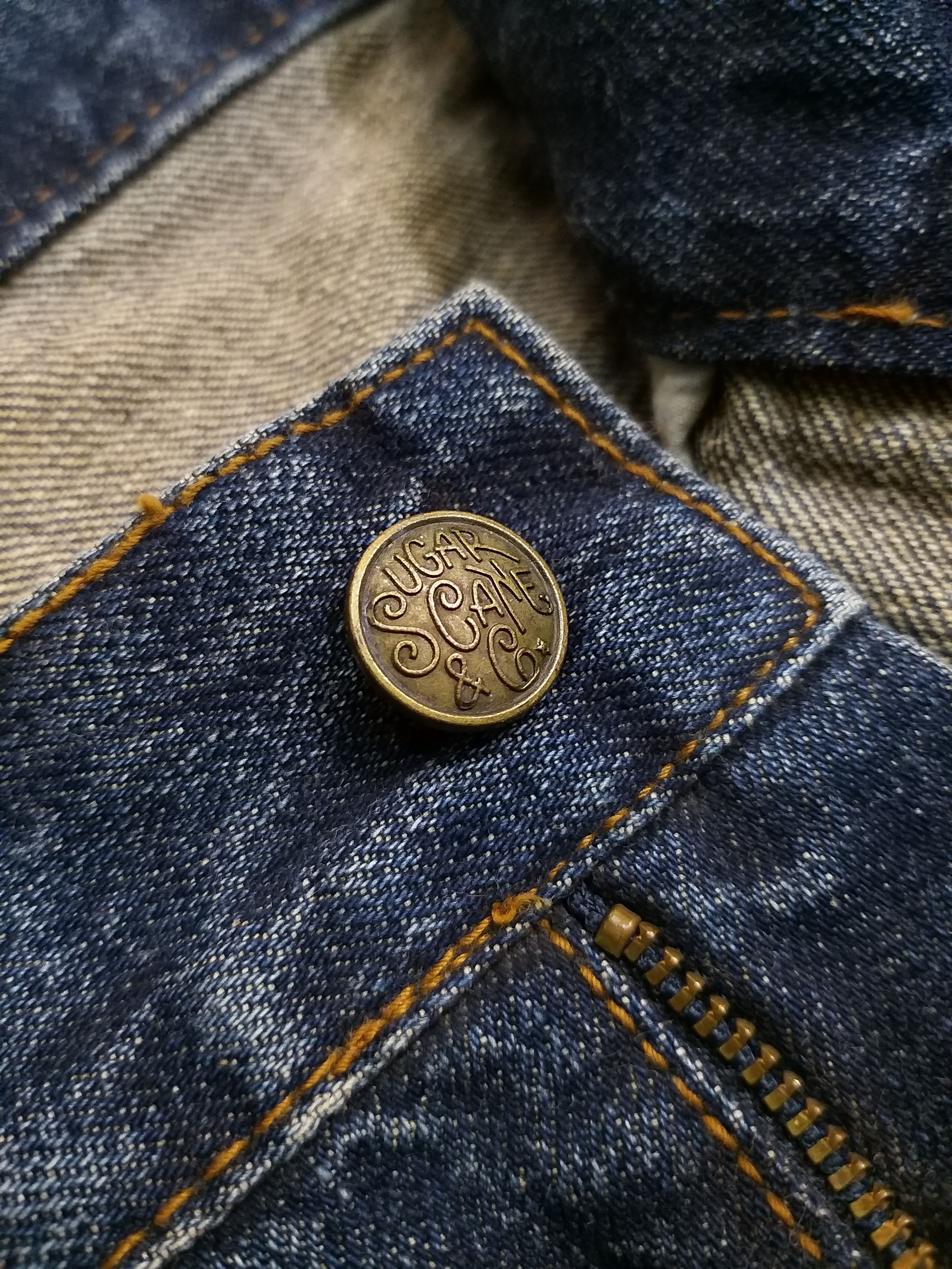 Sugar Cane VTG SUGAR CANE X TOKISHIRAZU COLLABORATION DISTRESSED JEANS Size US 35 - 17 Thumbnail