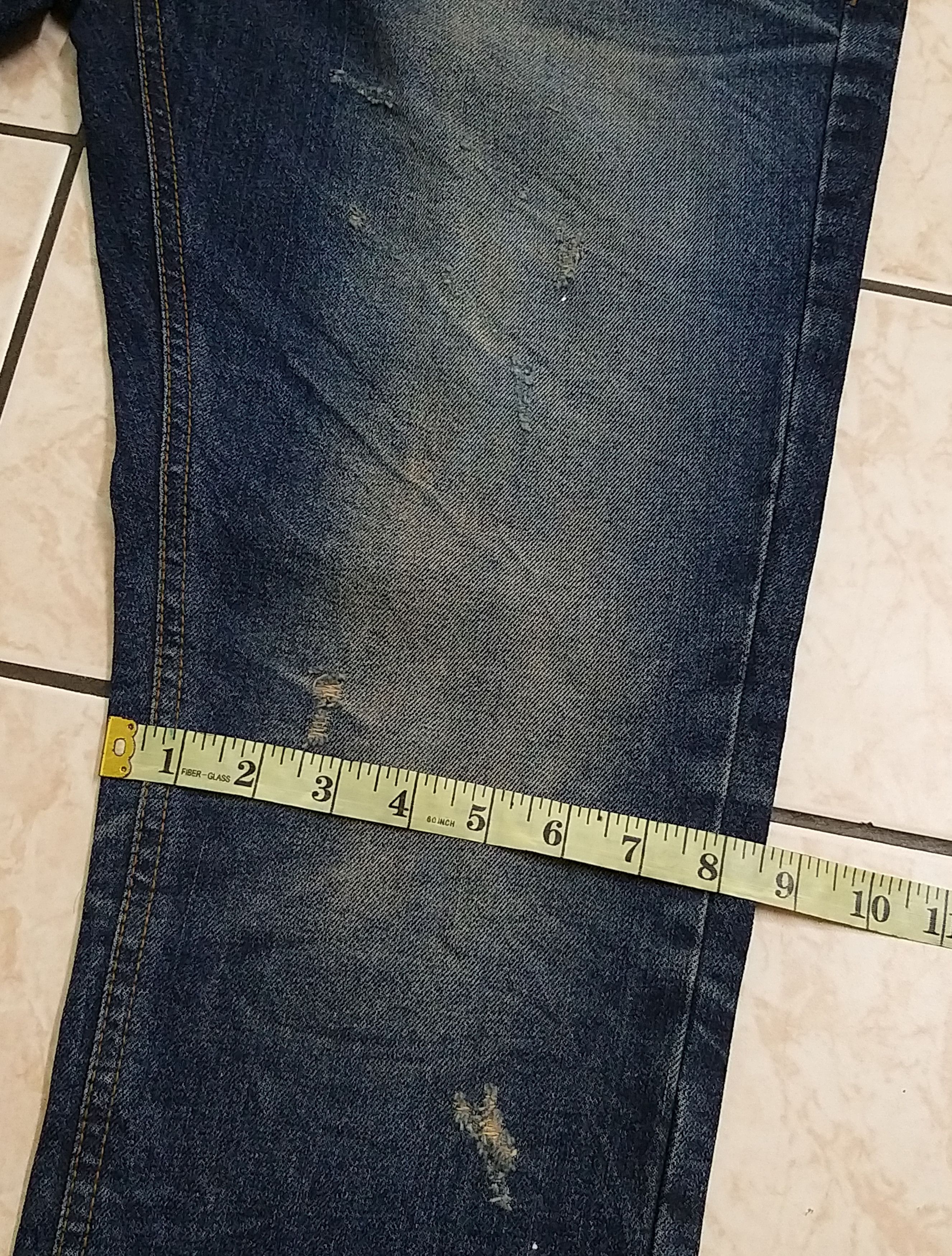 Sugar Cane VTG SUGAR CANE X TOKISHIRAZU COLLABORATION DISTRESSED JEANS Size US 35 - 14 Thumbnail