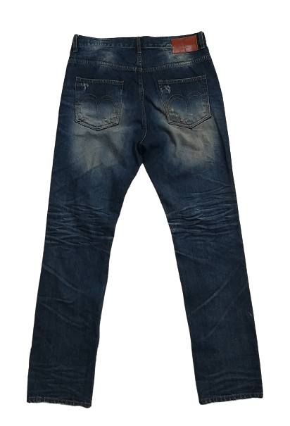 Sugar Cane VTG SUGAR CANE X TOKISHIRAZU COLLABORATION DISTRESSED JEANS Size US 35 - 2 Thumbnail