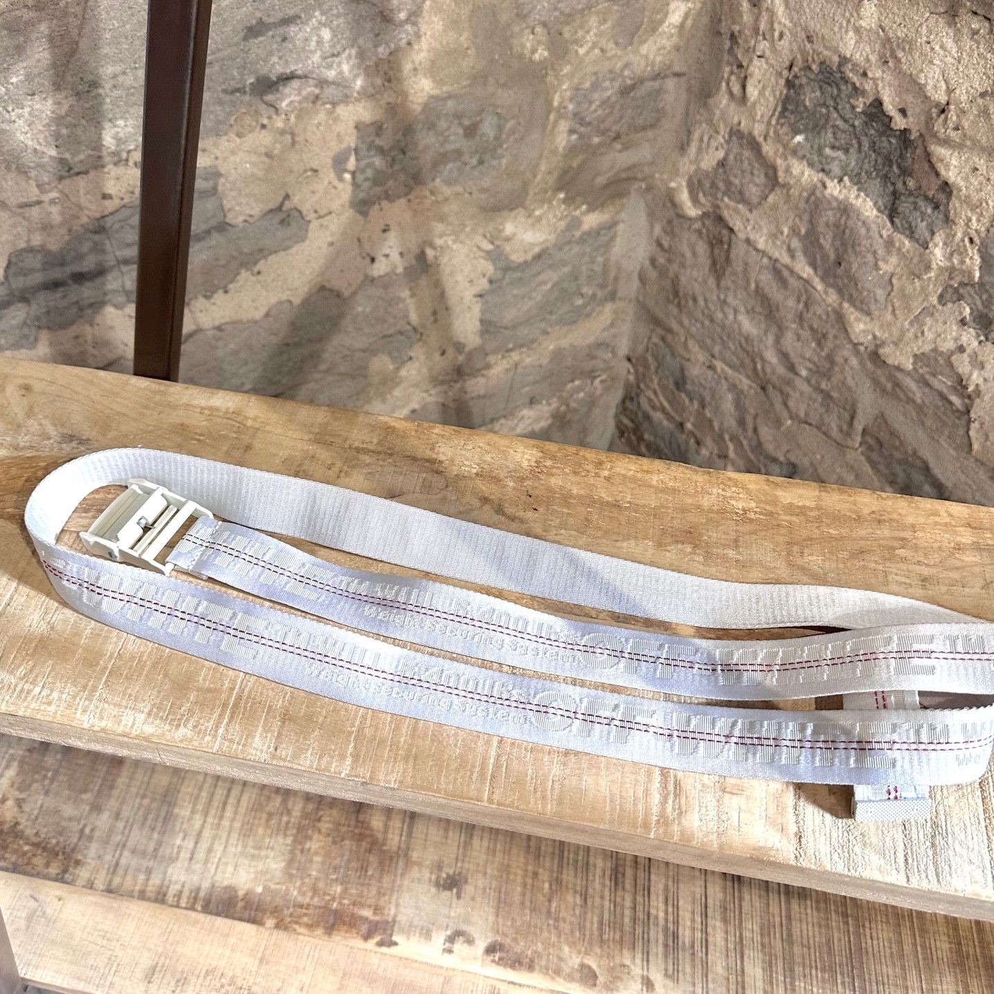 Off-White Off-White White Industrial Logo Belt Size ONE SIZE - 4 Thumbnail