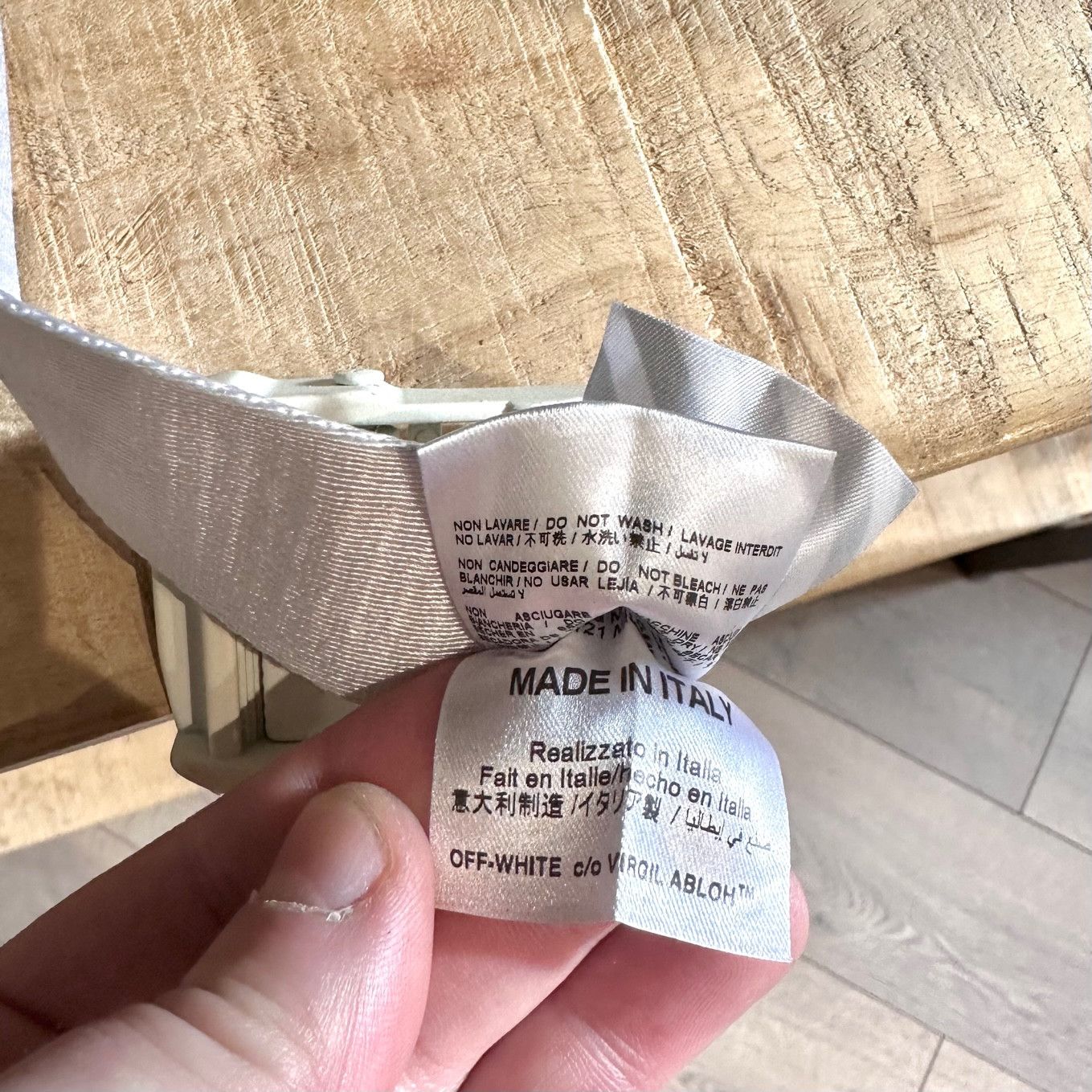 Off-White Off-White White Industrial Logo Belt Size ONE SIZE - 8 Thumbnail