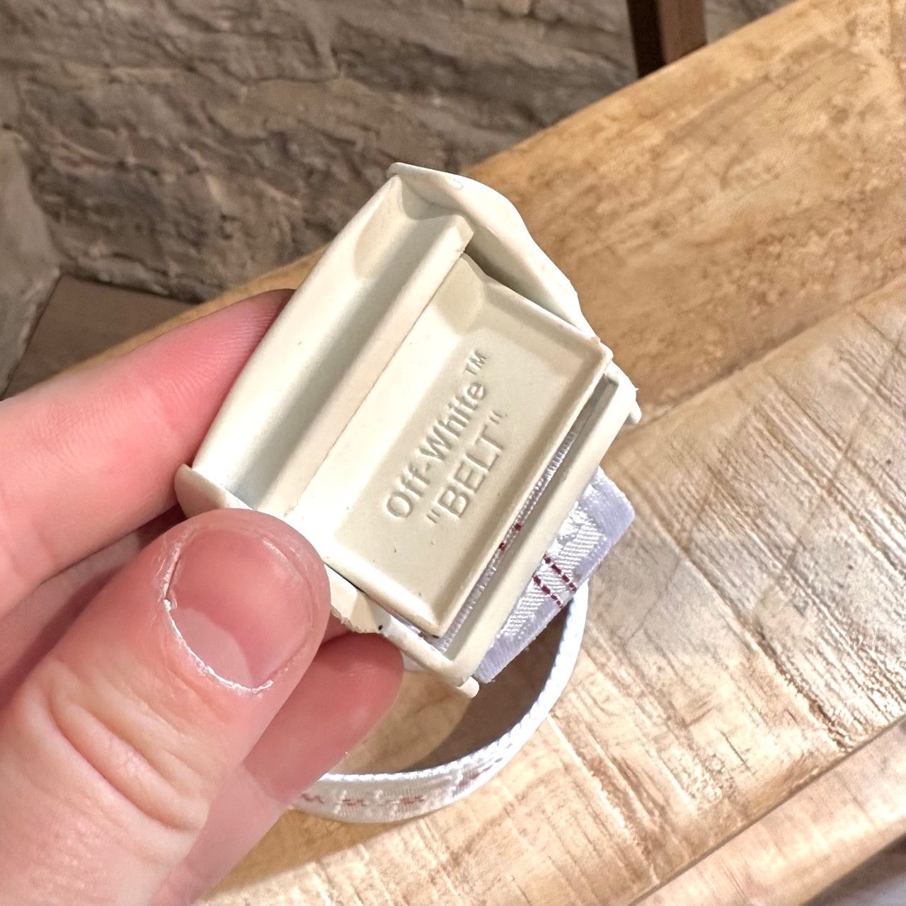 Off-White Off-White White Industrial Logo Belt Size ONE SIZE - 2 Thumbnail