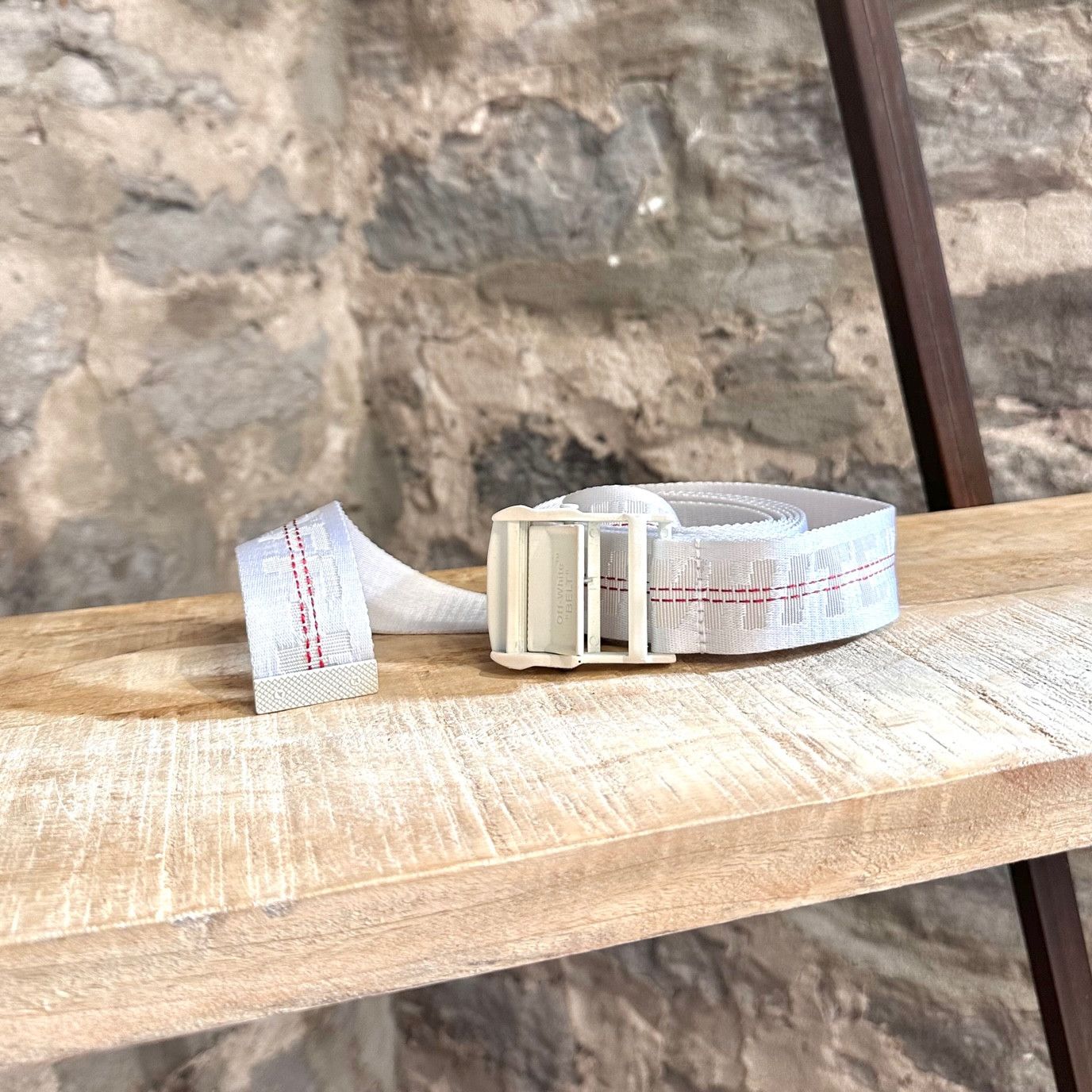 Off-White Off-White White Industrial Logo Belt Size ONE SIZE - 1 Thumbnail