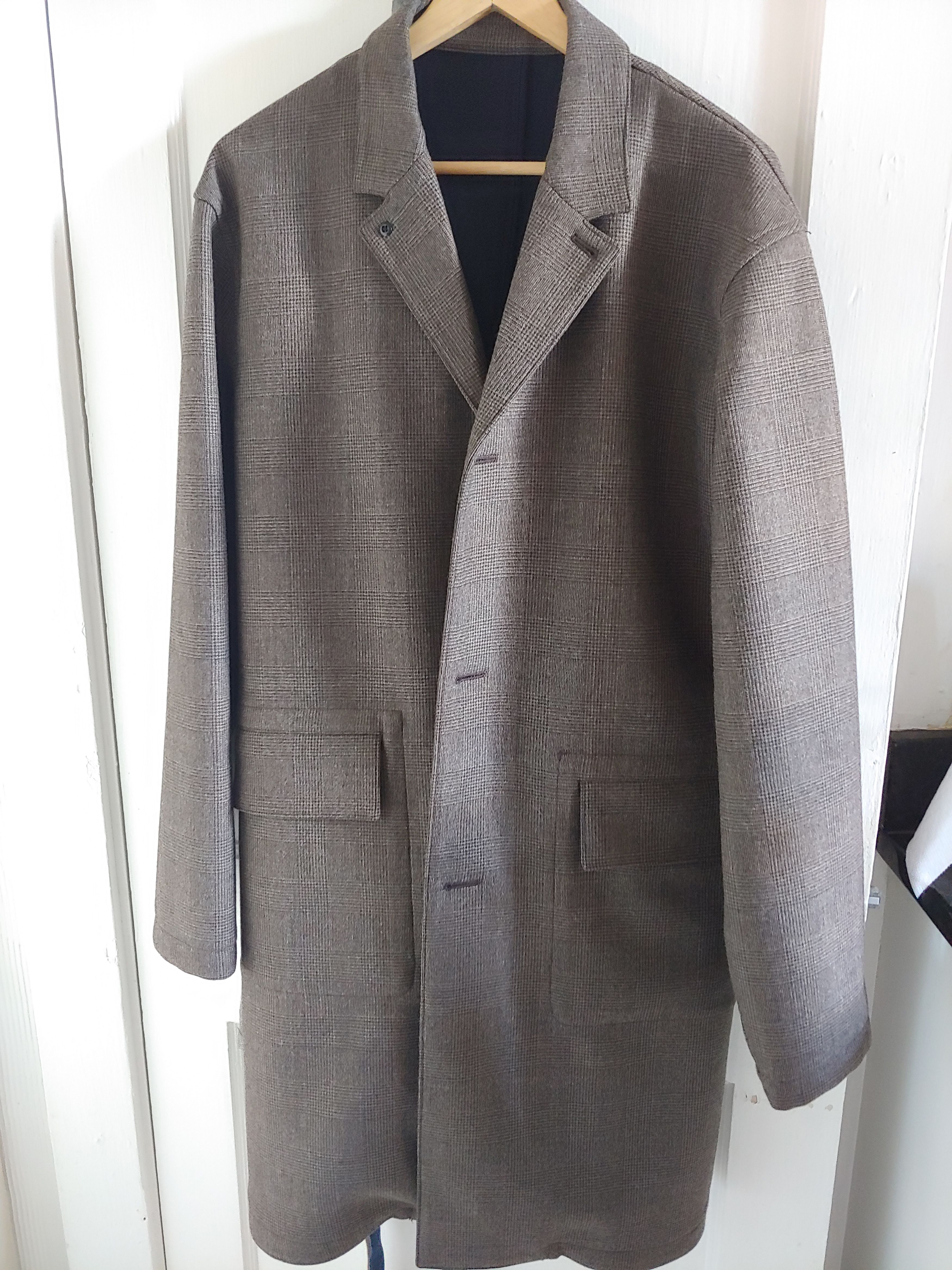 STILL BY HAND Still By Hand Glen Check Wool Blend Coat Size US L / EU 52-54 / 3 - 6 Thumbnail