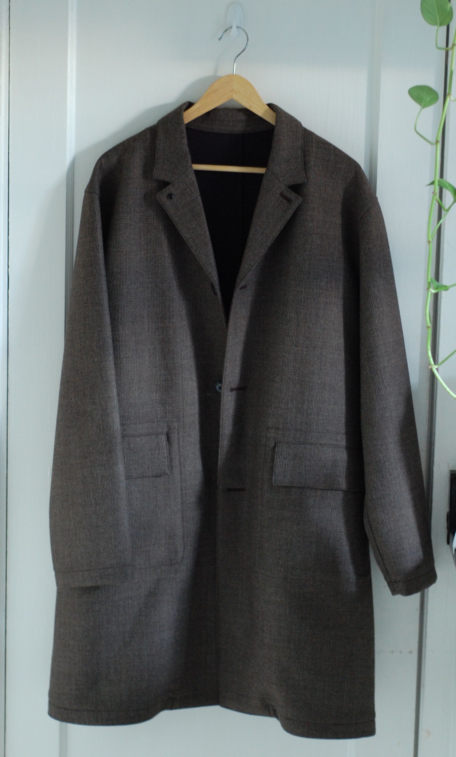 STILL BY HAND Still By Hand Glen Check Wool Blend Coat Size US L / EU 52-54 / 3 - 2 Thumbnail