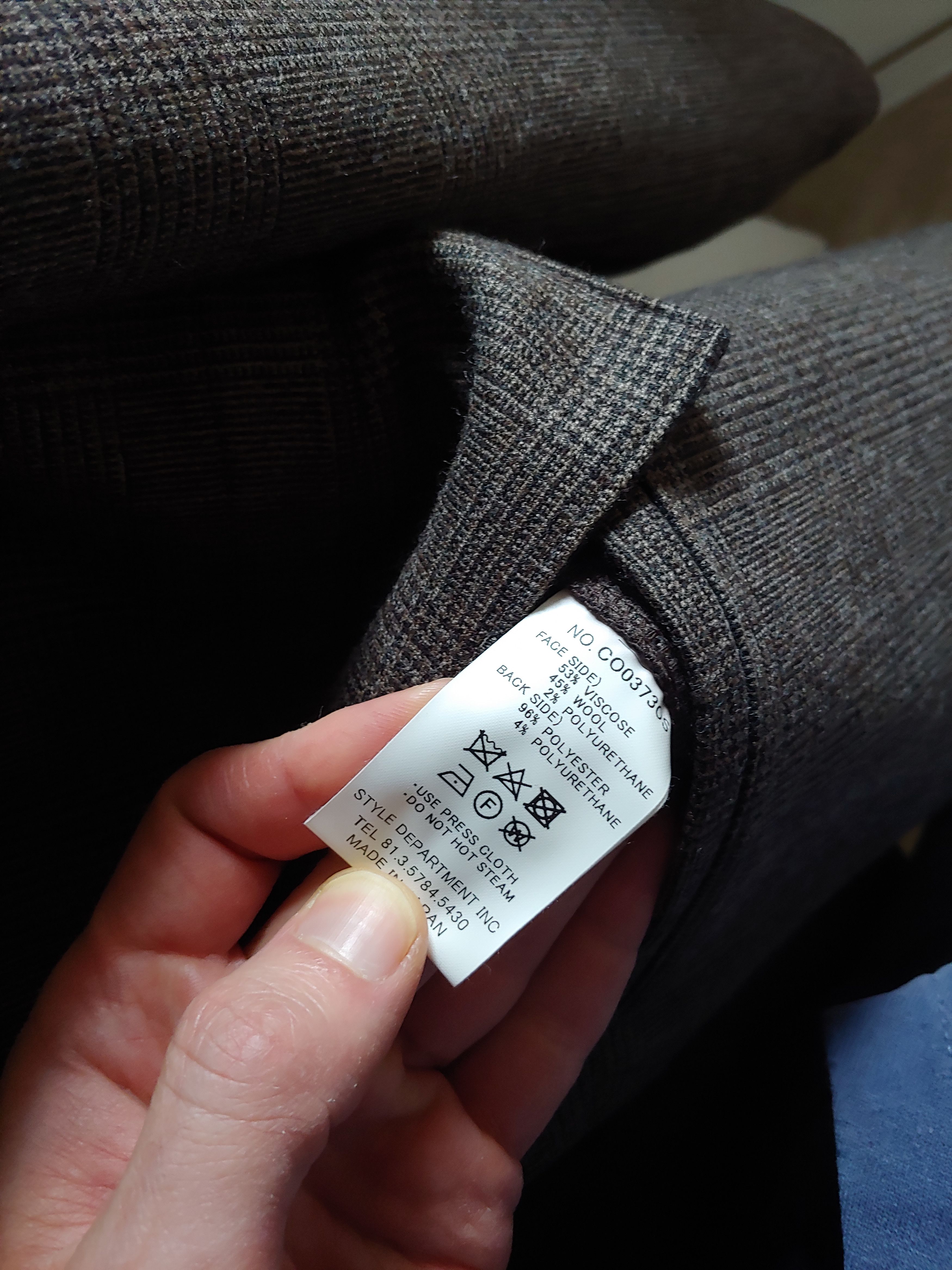 STILL BY HAND Still By Hand Glen Check Wool Blend Coat Size US L / EU 52-54 / 3 - 5 Thumbnail