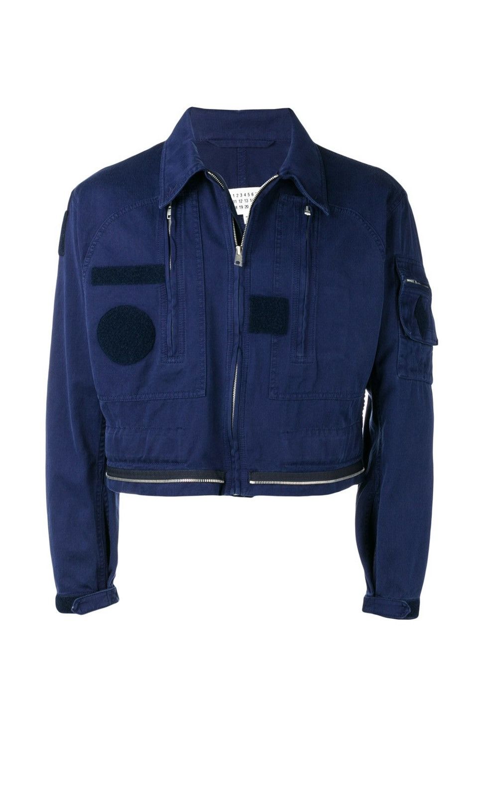 Maison Margiela Zipped Trim Cropped Jacket