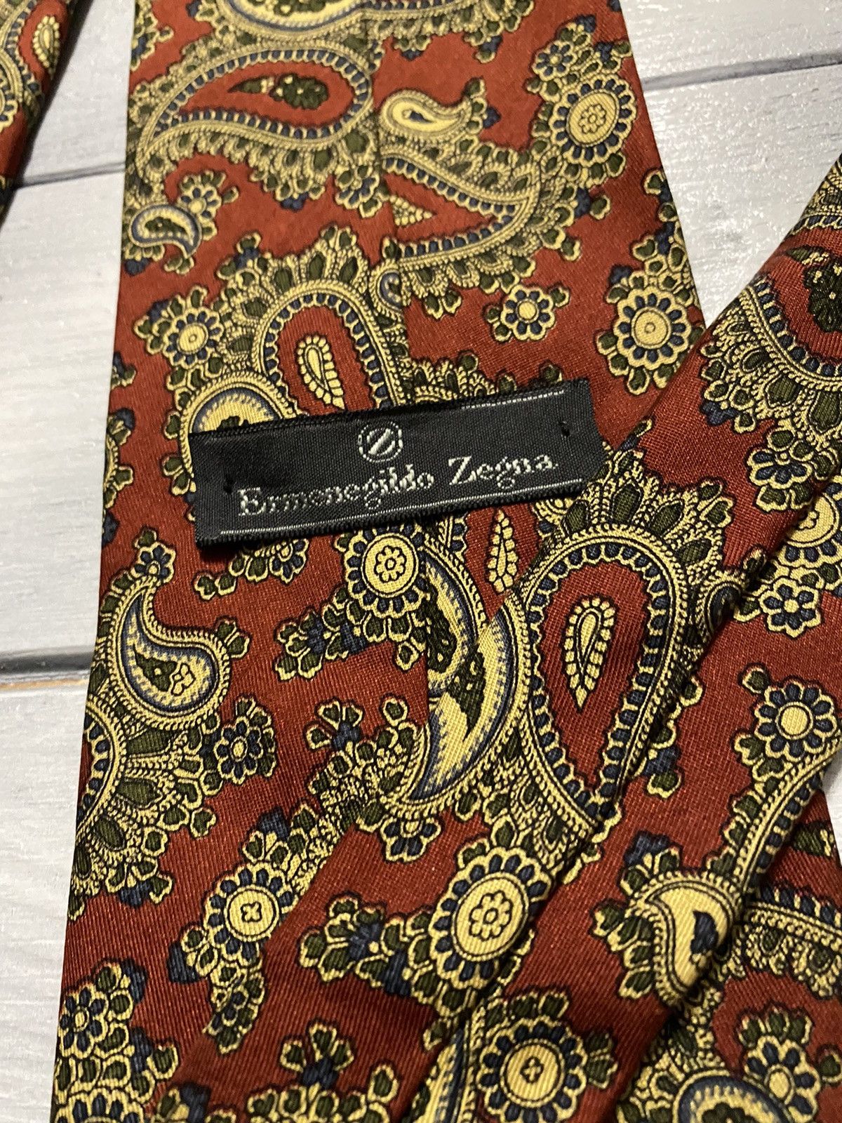 Ermenegildo Zegna Luxury tie Ermenegildo Zegna 100% silk Size ONE SIZE - 5 Thumbnail