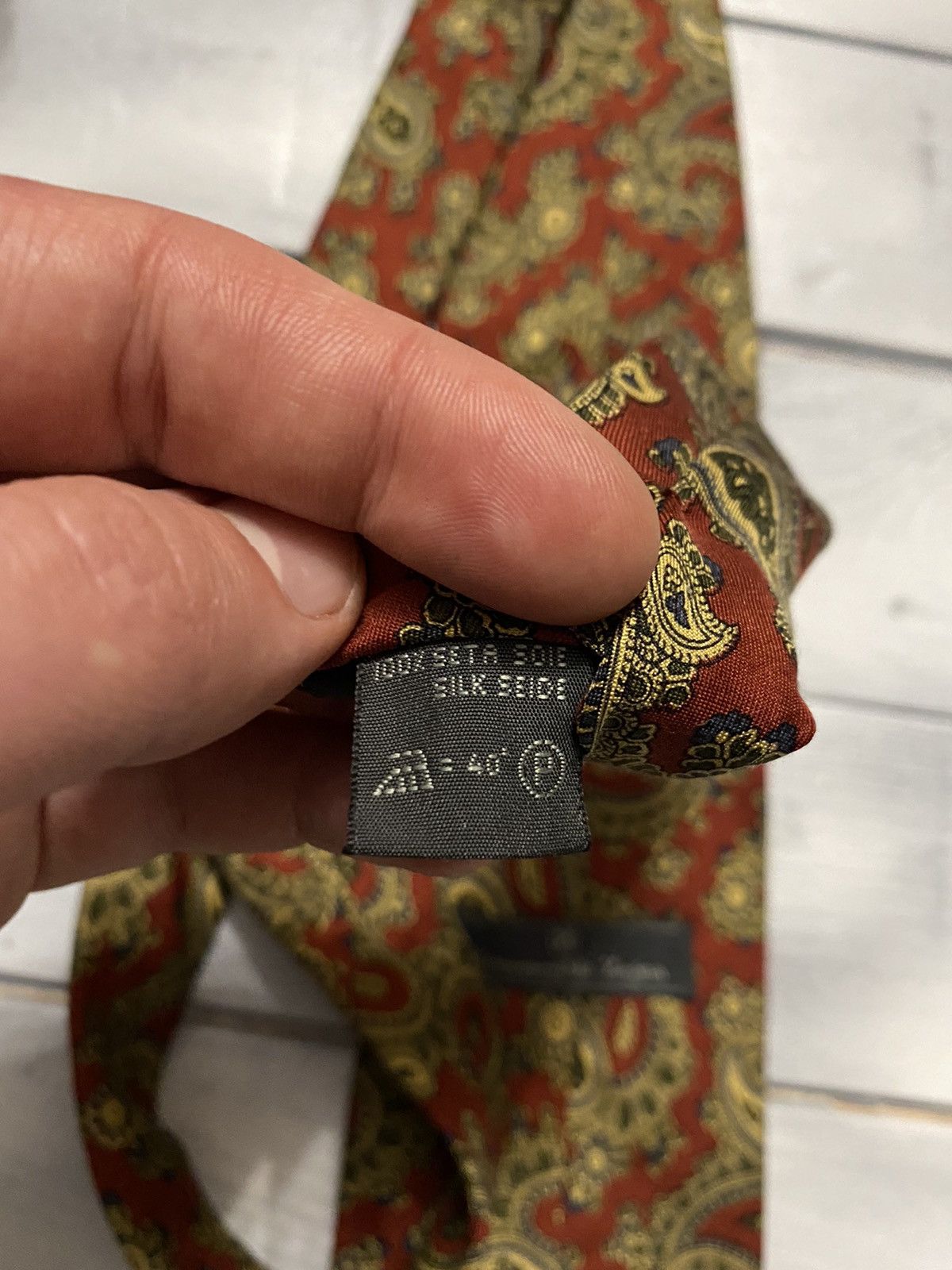 Ermenegildo Zegna Luxury tie Ermenegildo Zegna 100% silk Size ONE SIZE - 7 Thumbnail