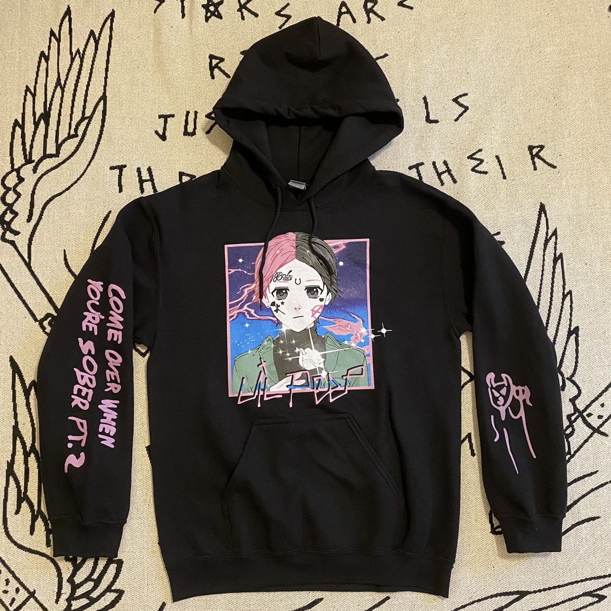 Lil Peep Lil Peep Come Over When You’re Sober Hoodie 